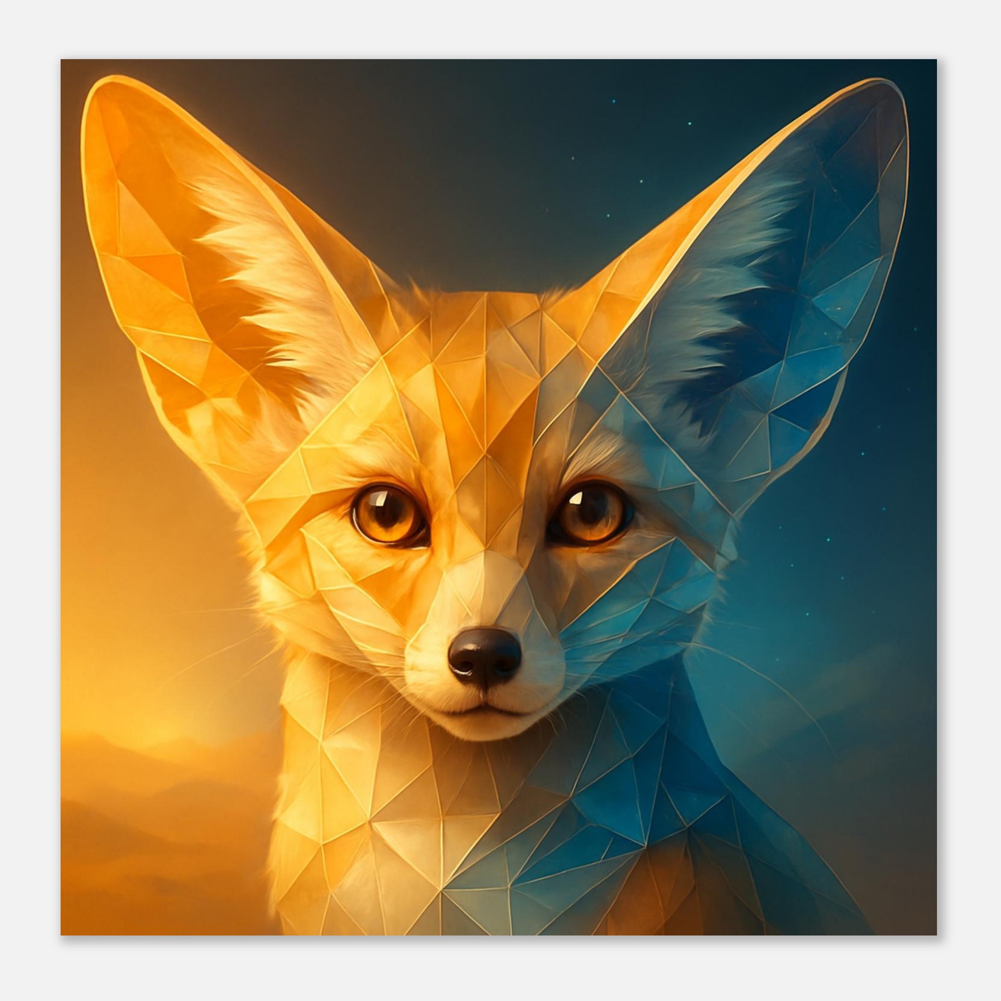 classic semi glossy paper poster fennec fox aa6d8690-3324-416b-a7fc-ab2fb0e76192