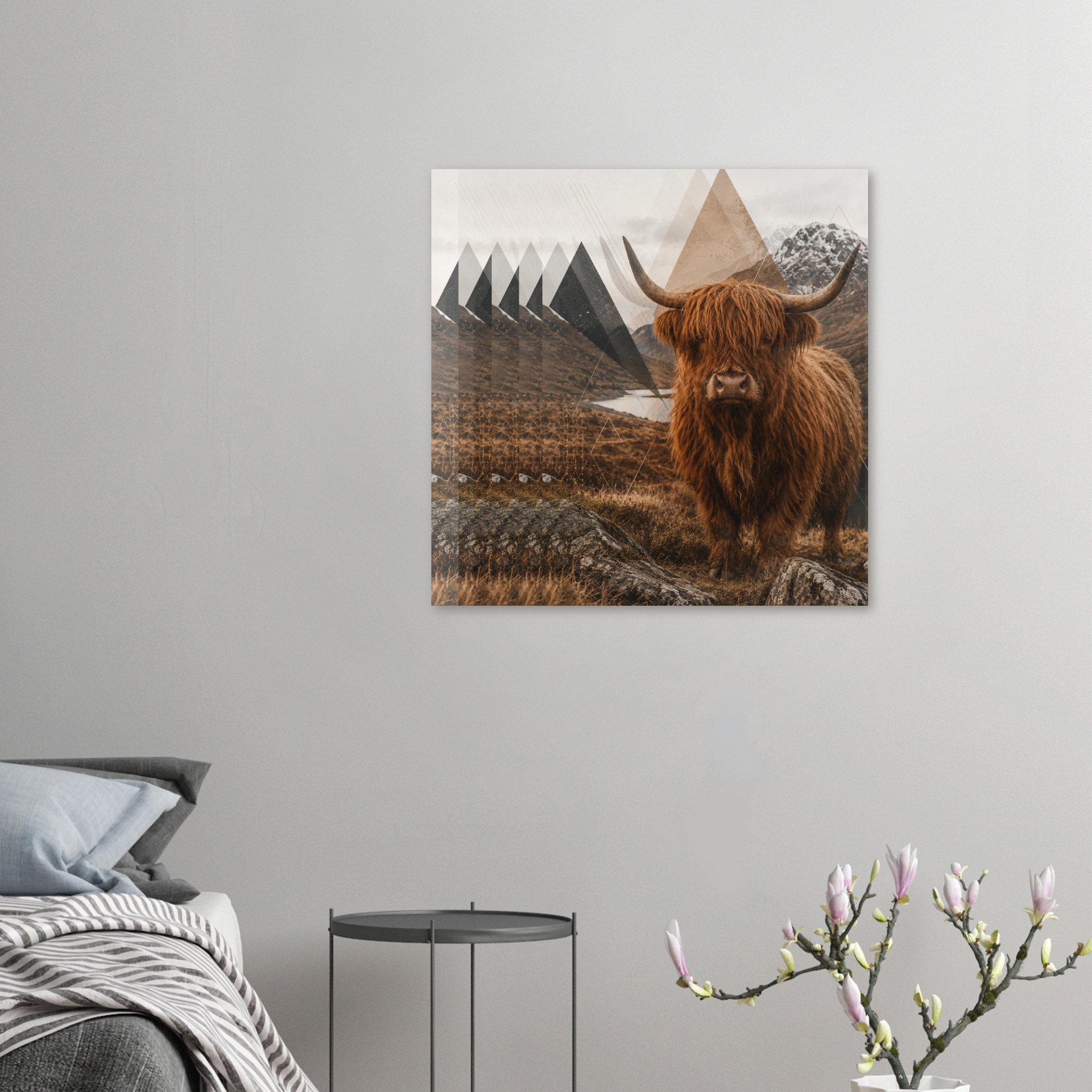 classic semi glossy paper poster highland cow ac097e66-7d66-46e7-98be-7a326602bf0d
