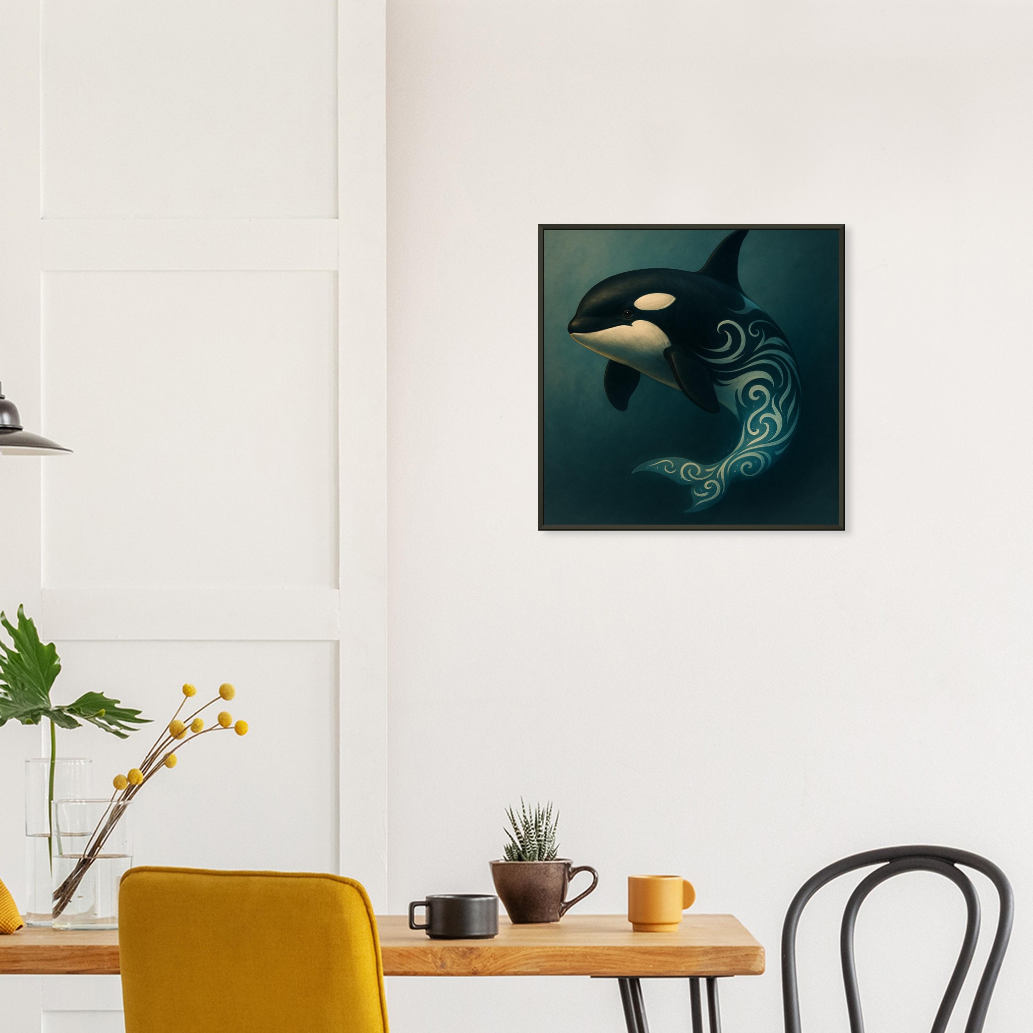 classic semi glossy paper metal framed poster orca ad35e4ed-5493-4f1c-aafd-68f272130f14