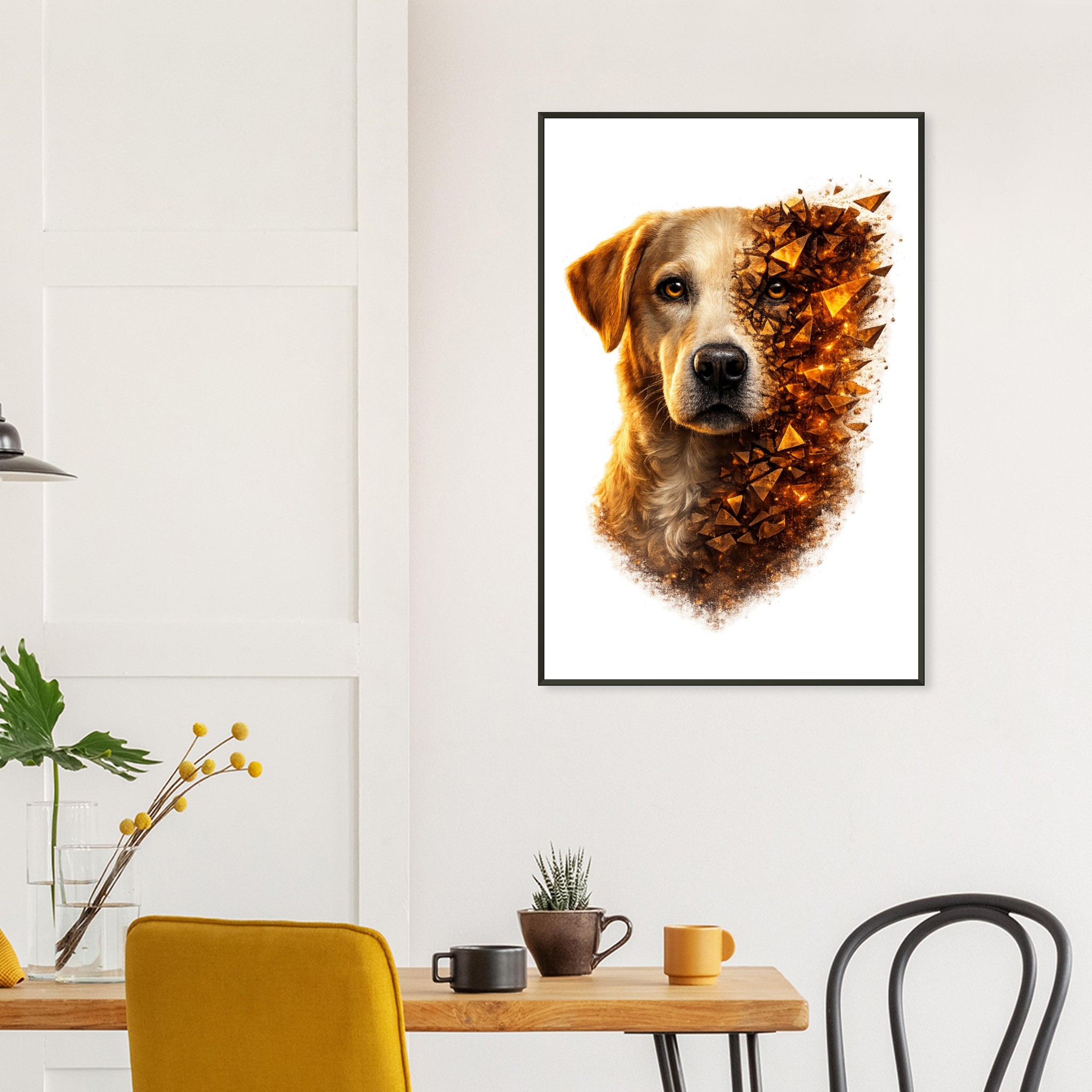 classic semi glossy paper metal framed poster labrador ad9e6f29-cde5-44b3-84eb-9e795abc0f98