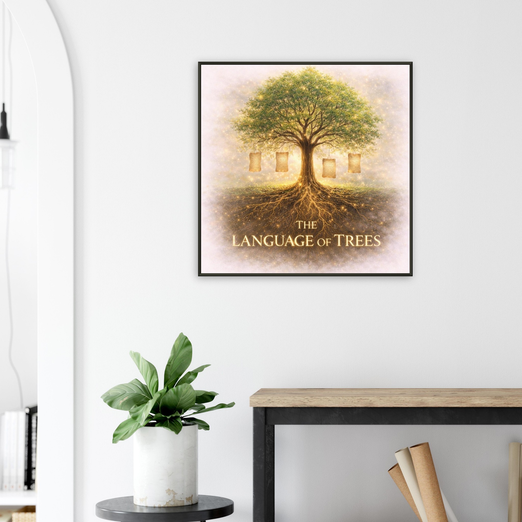 classic semi glossy paper metal framed poster the language of trees b1577c70-fbb0-4411-9175-7419be7294eb