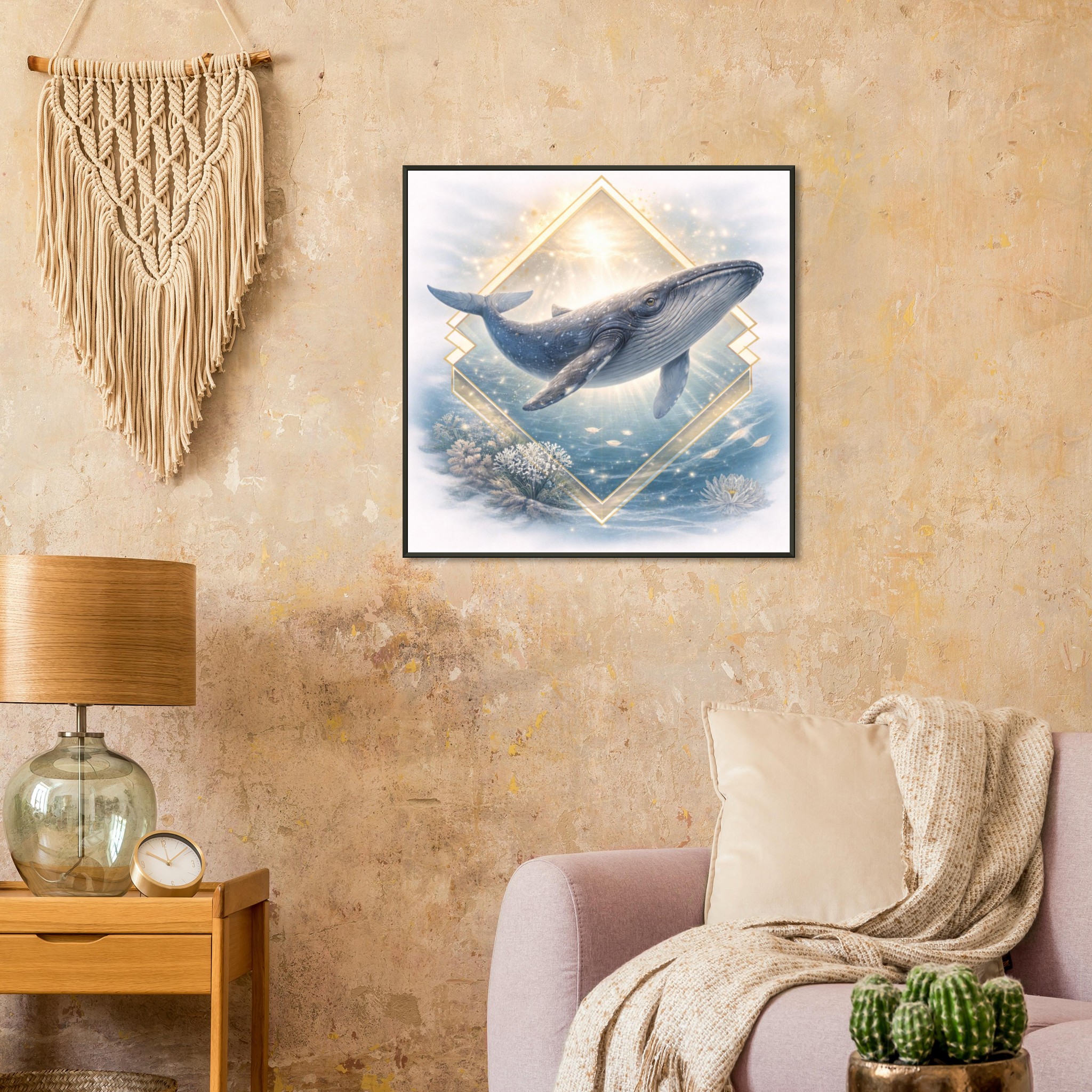 classic semi glossy paper metal framed poster whale art b1f54cd0-5b10-4227-bafc-c7d3c4915bd3