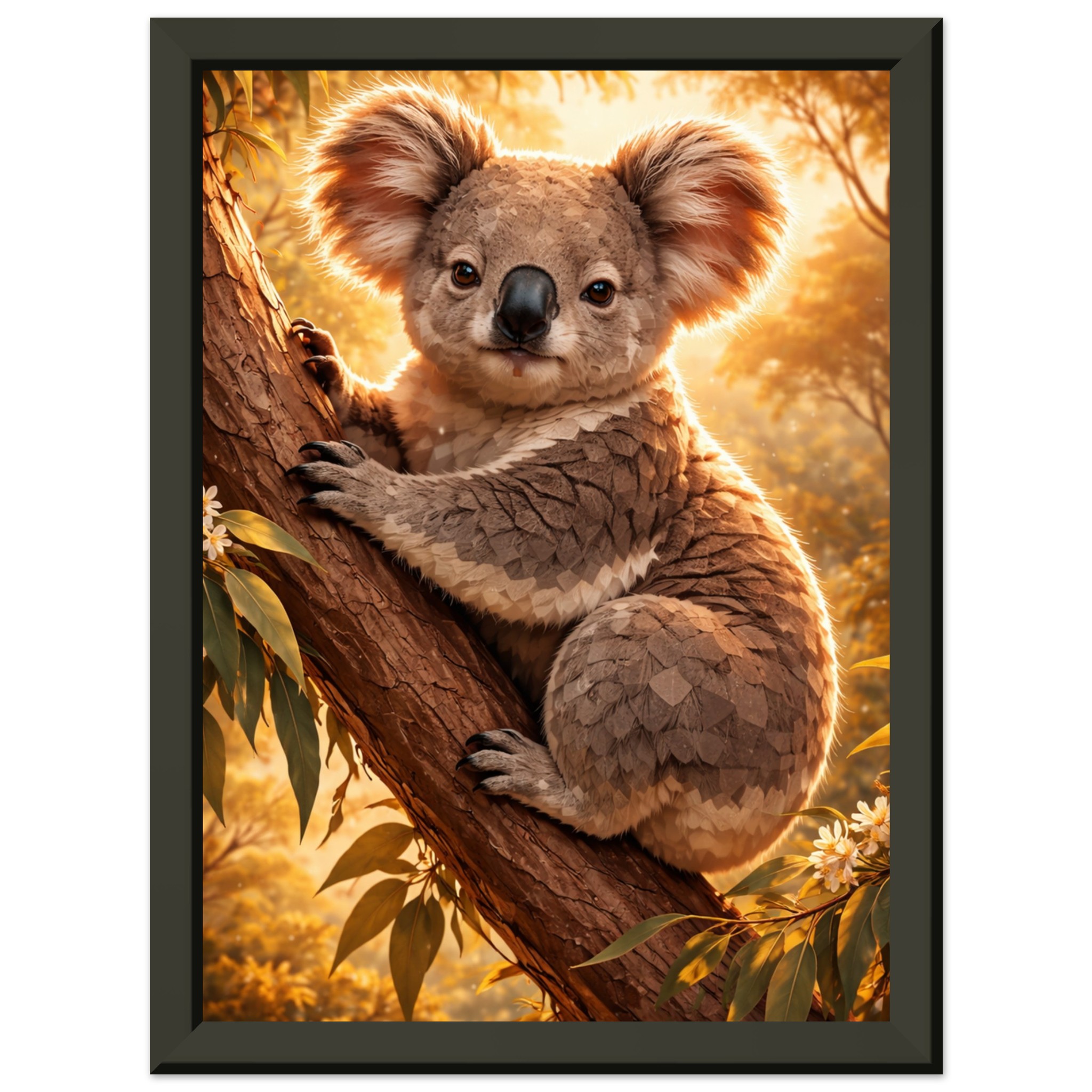 classic semi glossy paper metal framed poster koala art b255eb3a-969d-47cc-8d8d-2ff2651d2e5b