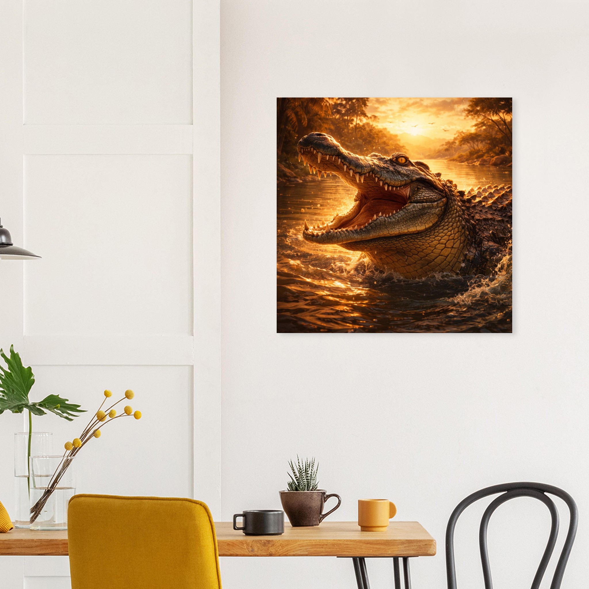 classic semi glossy paper poster crocodile b290b48a-68d4-4f72-af78-2129405c2b45