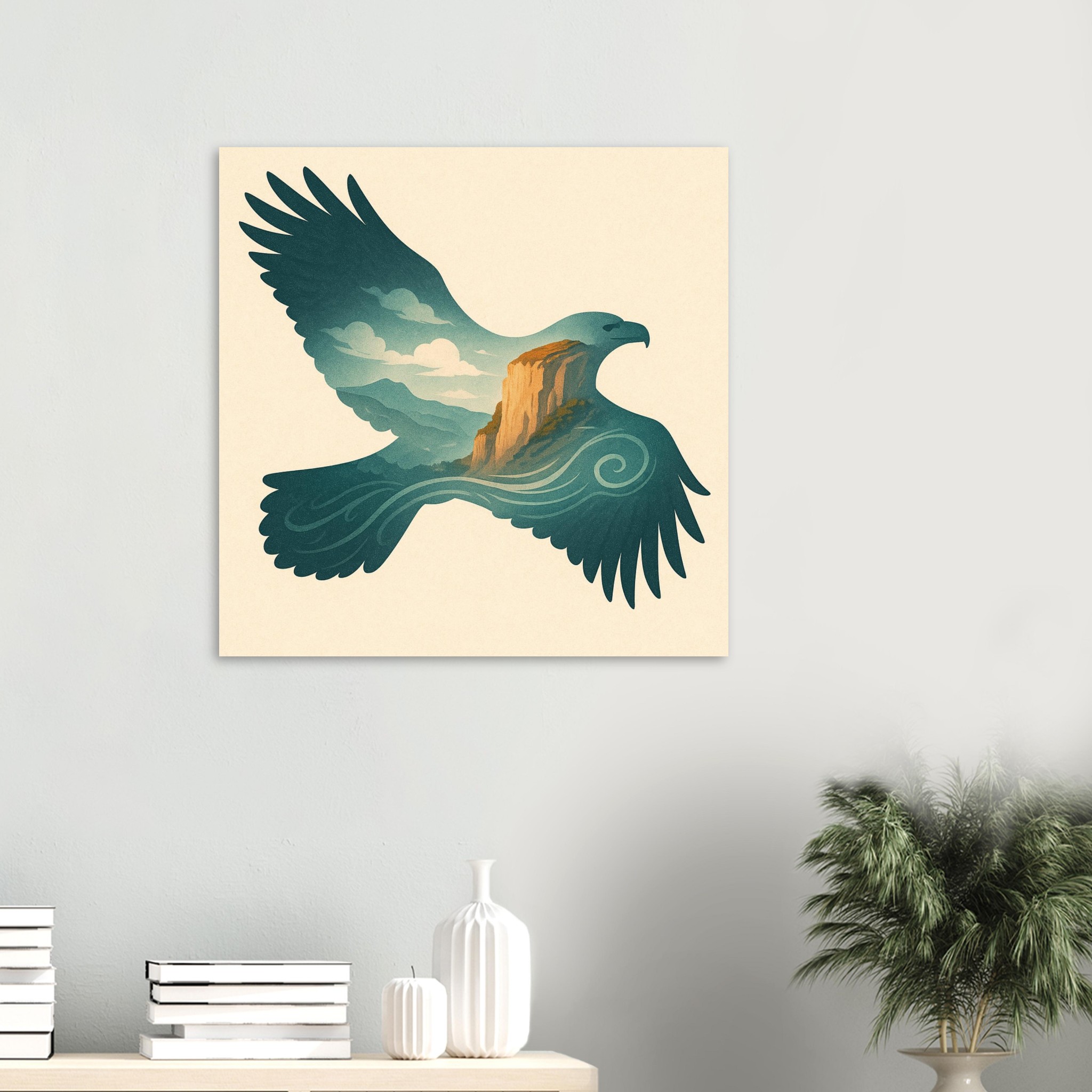 classic semi glossy paper poster, eagle b2f832e3-1a64-42b1-ab41-31e242175053
