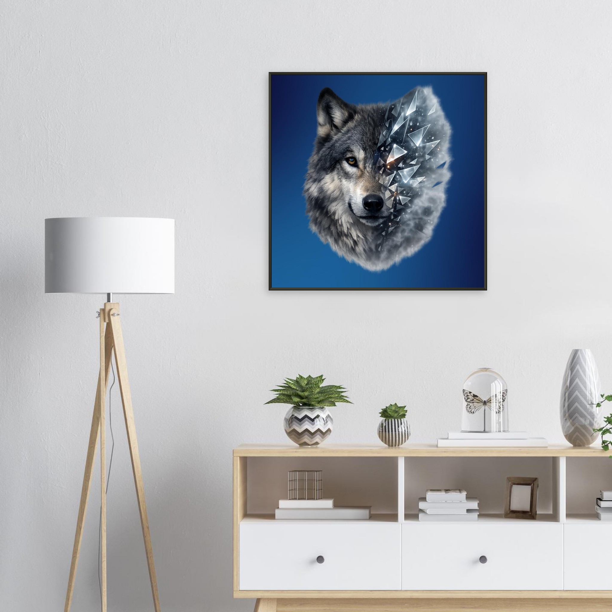 classic semi glossy paper metal framed poster wolf b33659bb-5859-4776-9b6d-fc4acbb2ead5