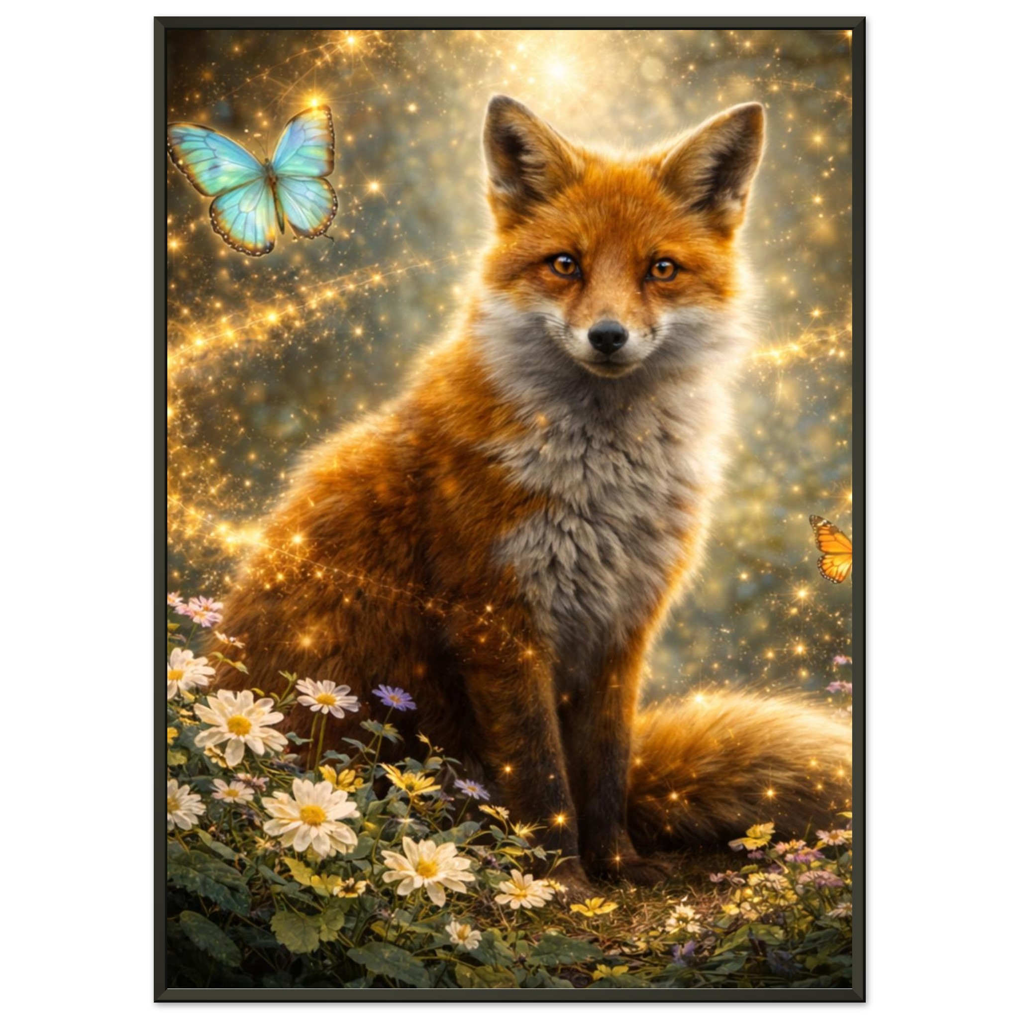 classic semi glossy paper metal framed postered fox b5626da0-b751-4502-98e7-7b15f3920184