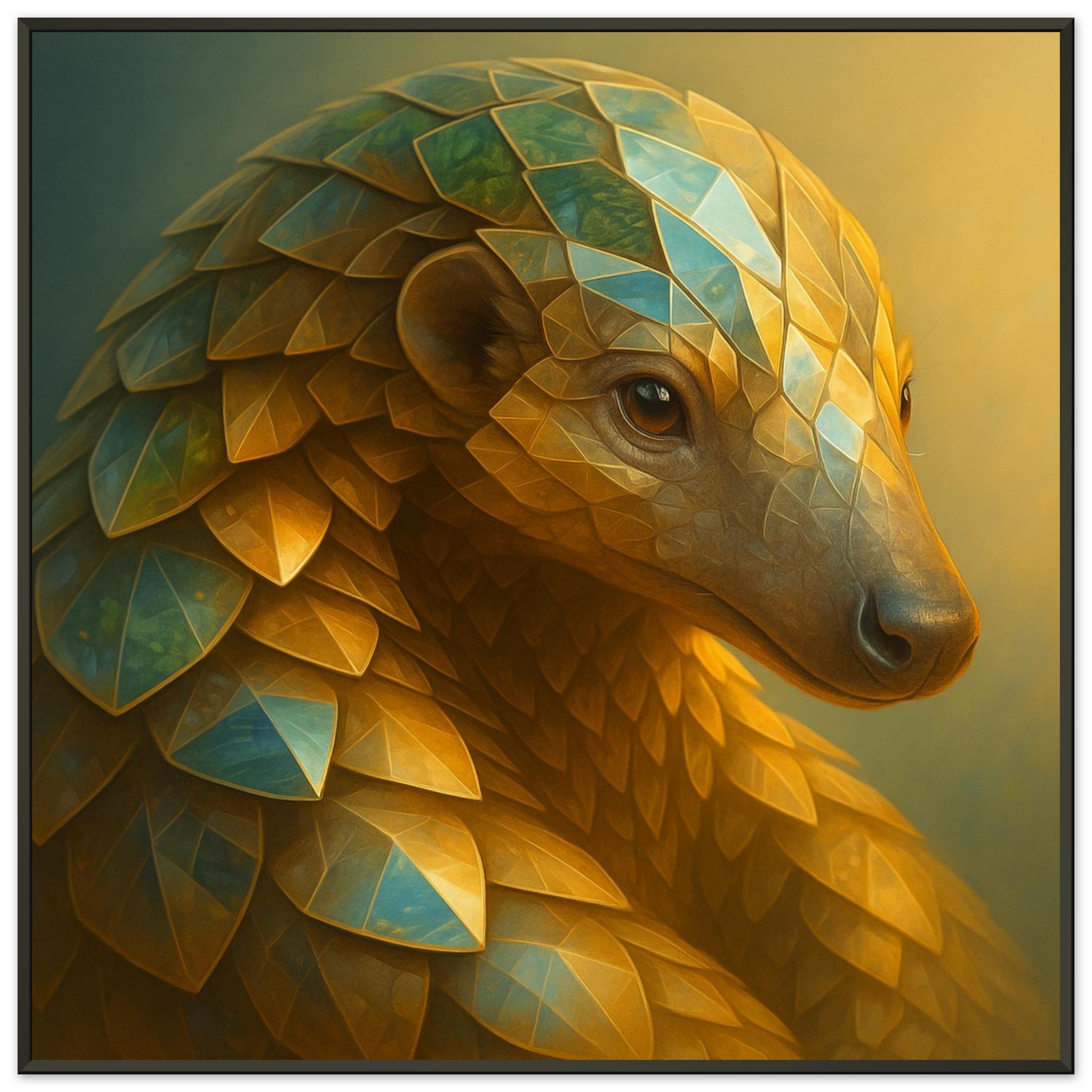 classic semi glossy paper metal framed poster pangolin b6c92f7f-a9cd-4b97-bd74-ae0c9307f945