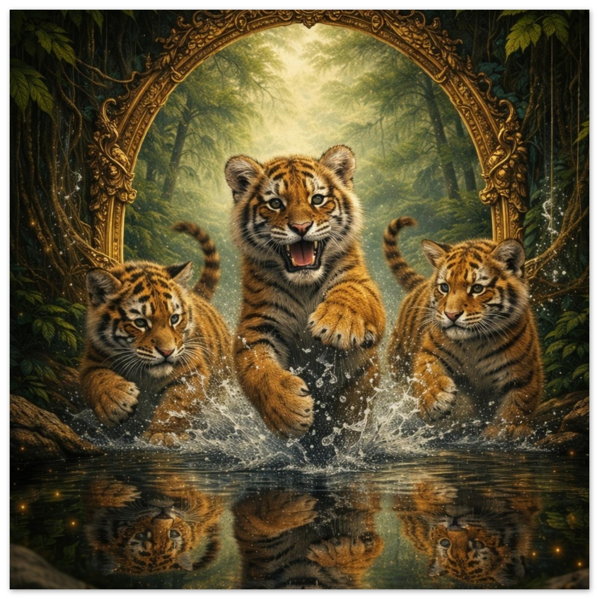 classic semi glossy paper poster tiger cubs b6e6a2a6-4fe8-42e4-81ba-32e4604a1393