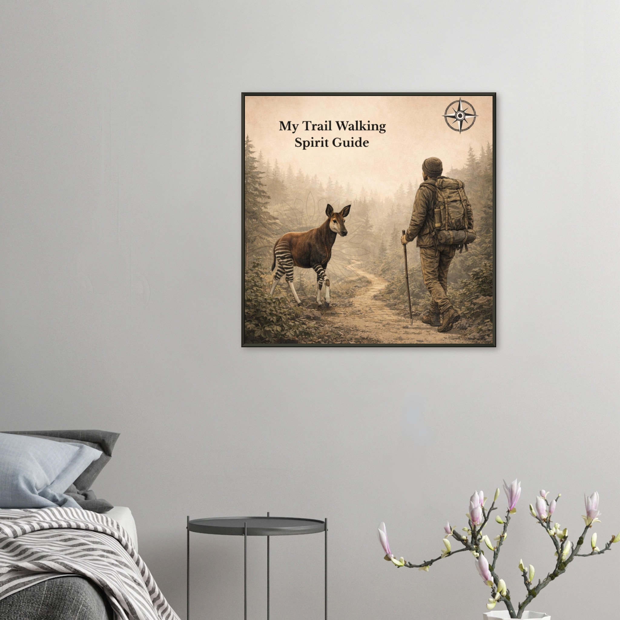 classic semi glossy paper metal framed poster trail walking guide b8120b94-4d7a-4948-b3b7-5bfe8abd4f8e