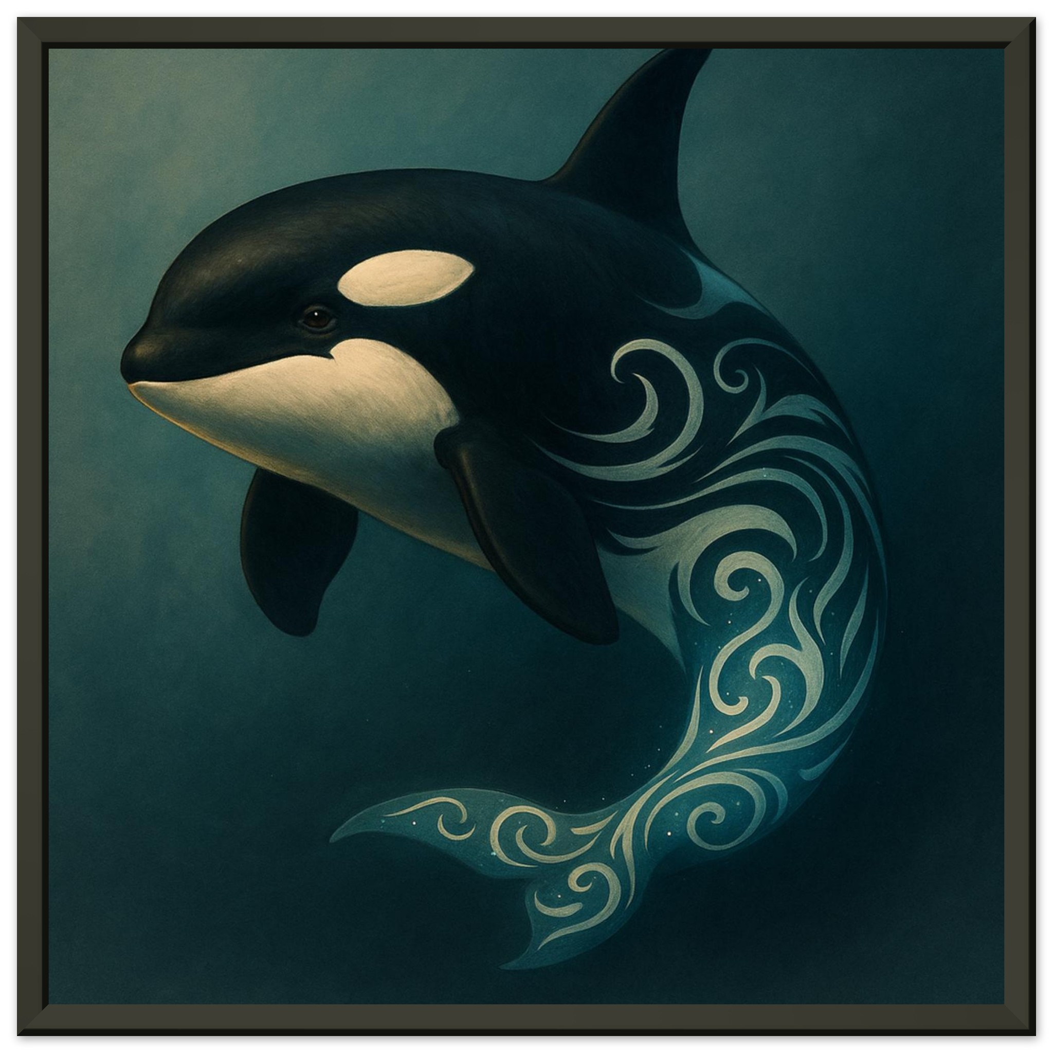 classic semi glossy paper metal framed poster orca ba438347-e3cc-4288-87bd-9de58c9fa2a8