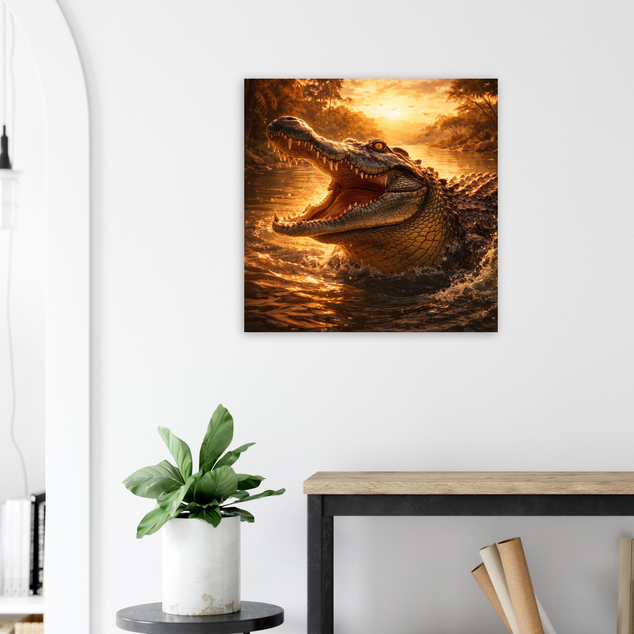 classic semi glossy paper poster crocodile bbf4823b-ba8c-41bd-99a0-ab727a804cb0