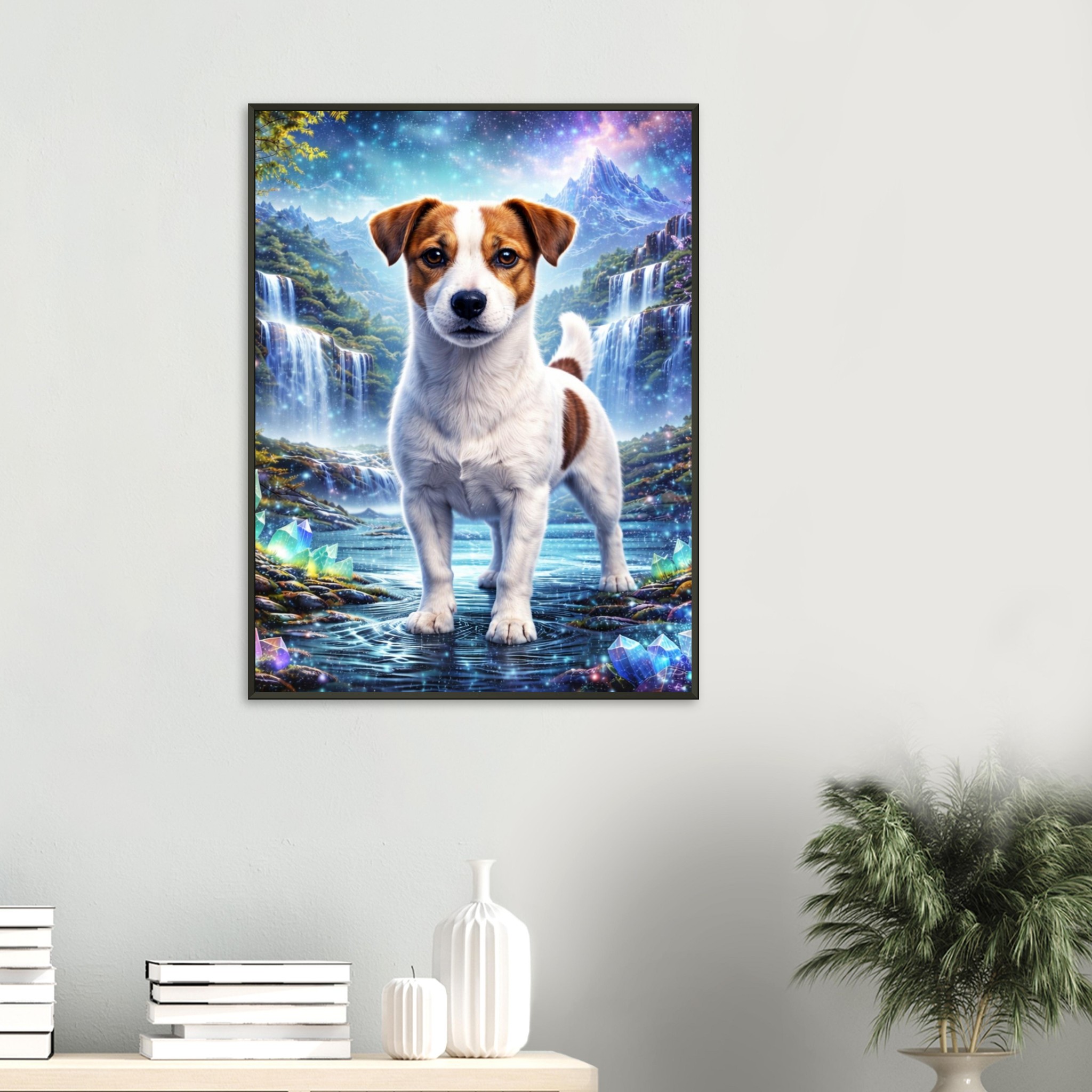 classic semi glossy paper metal framed poster jack russell bc6ed710-acdd-4d41-b877-4fa4602ca9cf