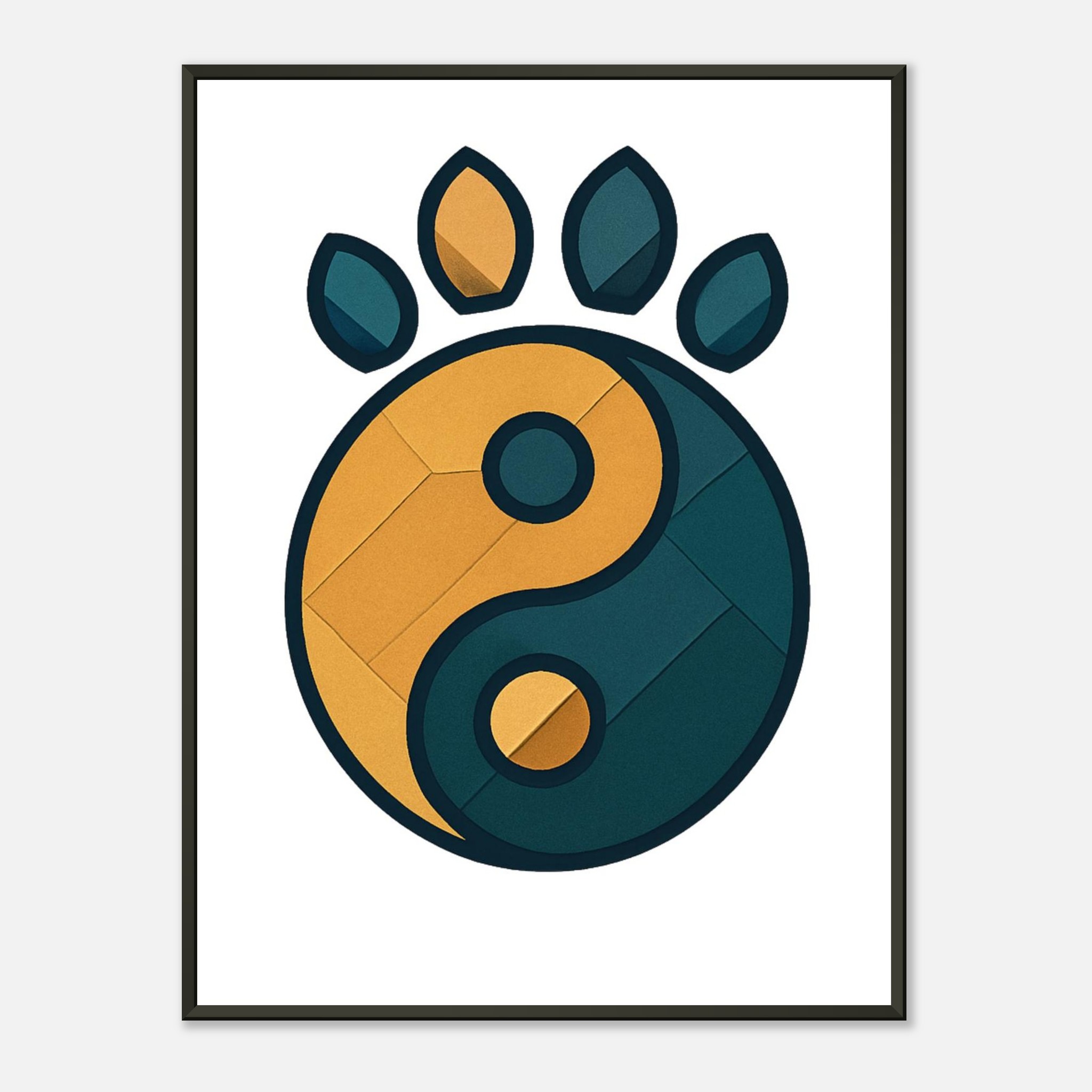 classic semi glossy paper metal framed poster yin and yang bd55a12e-cf4d-4839-9405-ccdeae1d7564