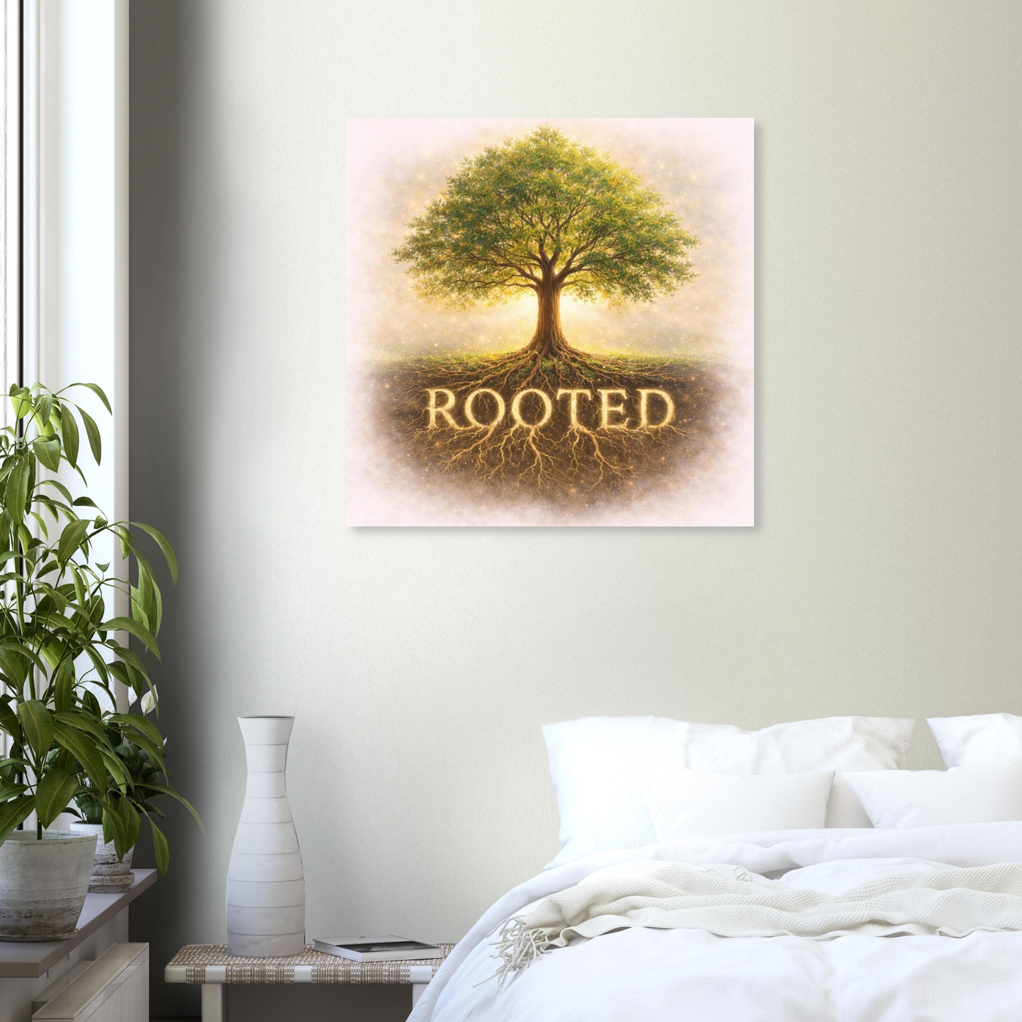 classic semi glossy paper poster rooted tree be008b04-30d5-4019-bc6c-3bb8ec51c086