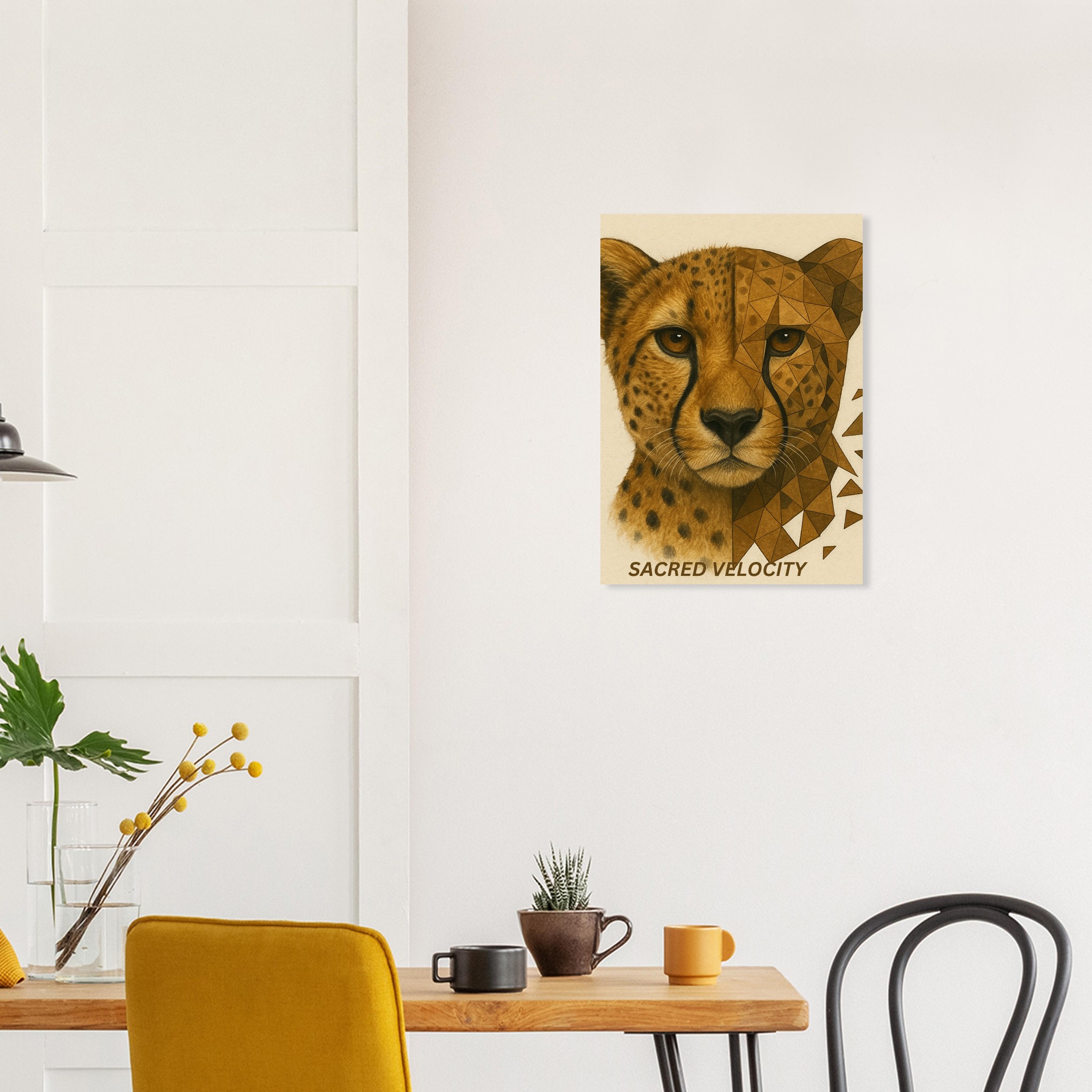 classic semi glossy paper poster, cheetah be9fb379-b85d-4831-aa3a-1537013abd36