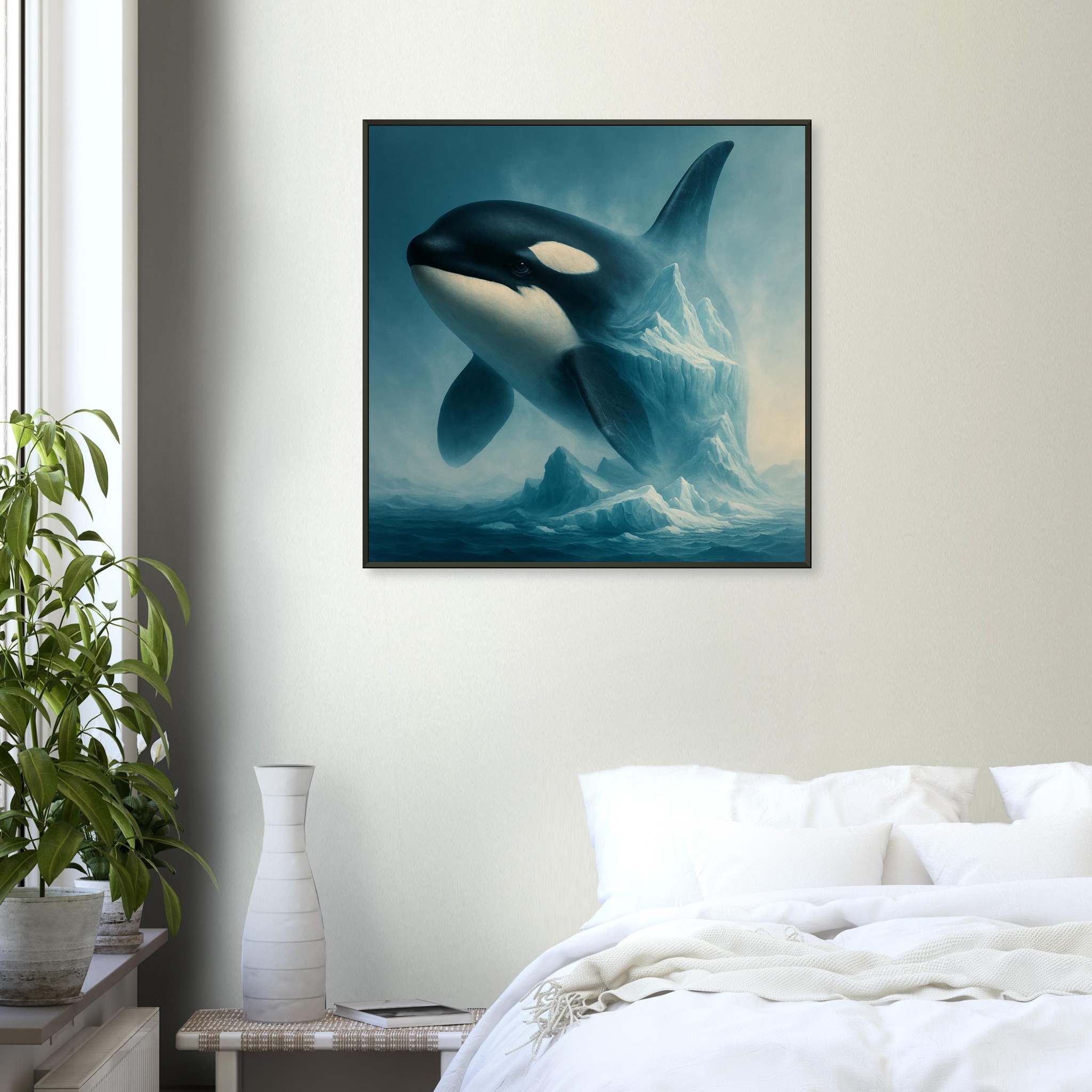 classic semi glossy paper metal framed poster orca c0d8fe78-81c1-4bb0-b1c8-cf8b4d8dba38