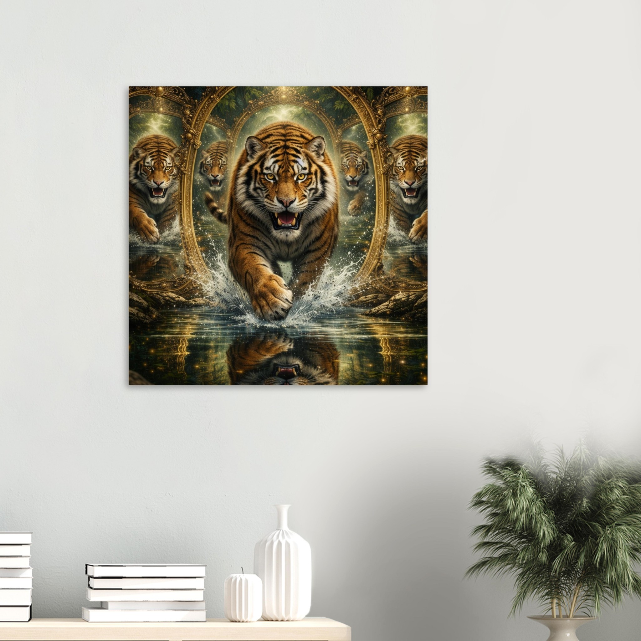 classic semi glossy paper poster tiger reflections c27edab0-4668-4346-85af-132063df1f74
