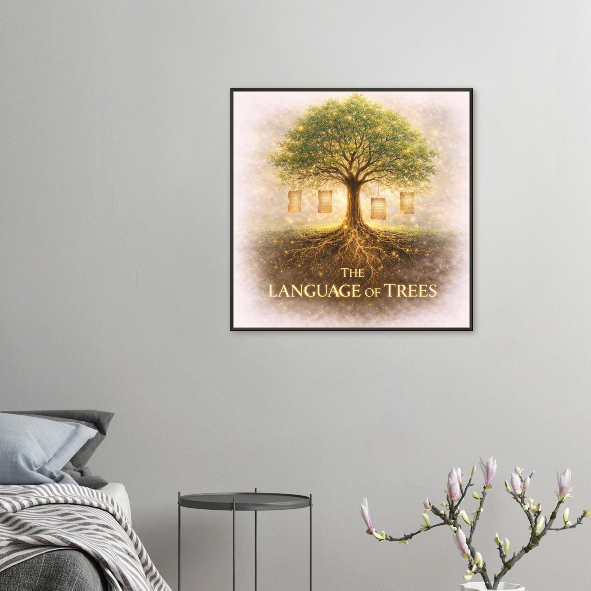 classic semi glossy paper metal framed poster the language of trees c56ba921-f1d5-4830-805a-b257625cb80e