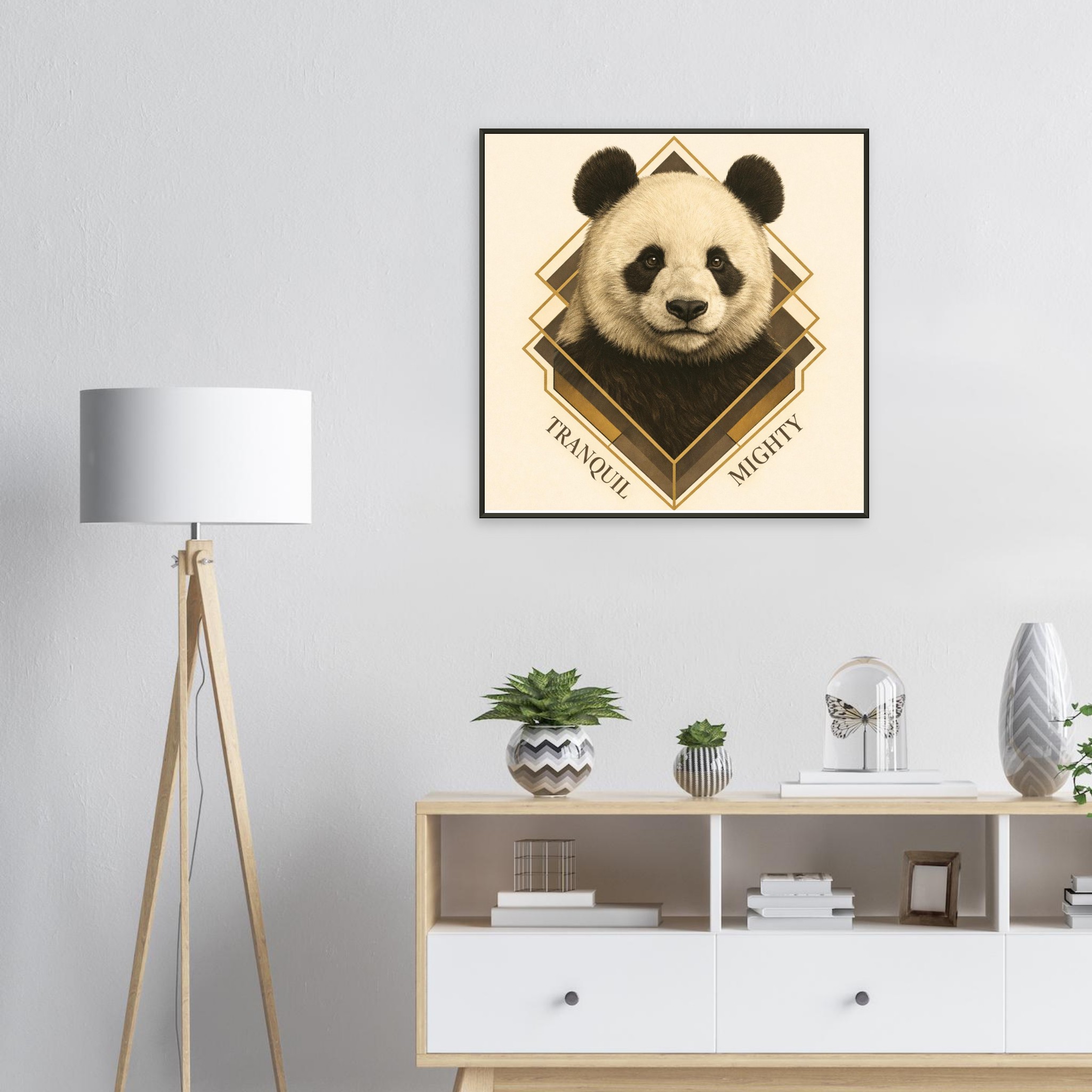 classic semi glossy paper metal framed poster panda wall art c65b8ed3-02ad-49f3-b182-dd63116a6577