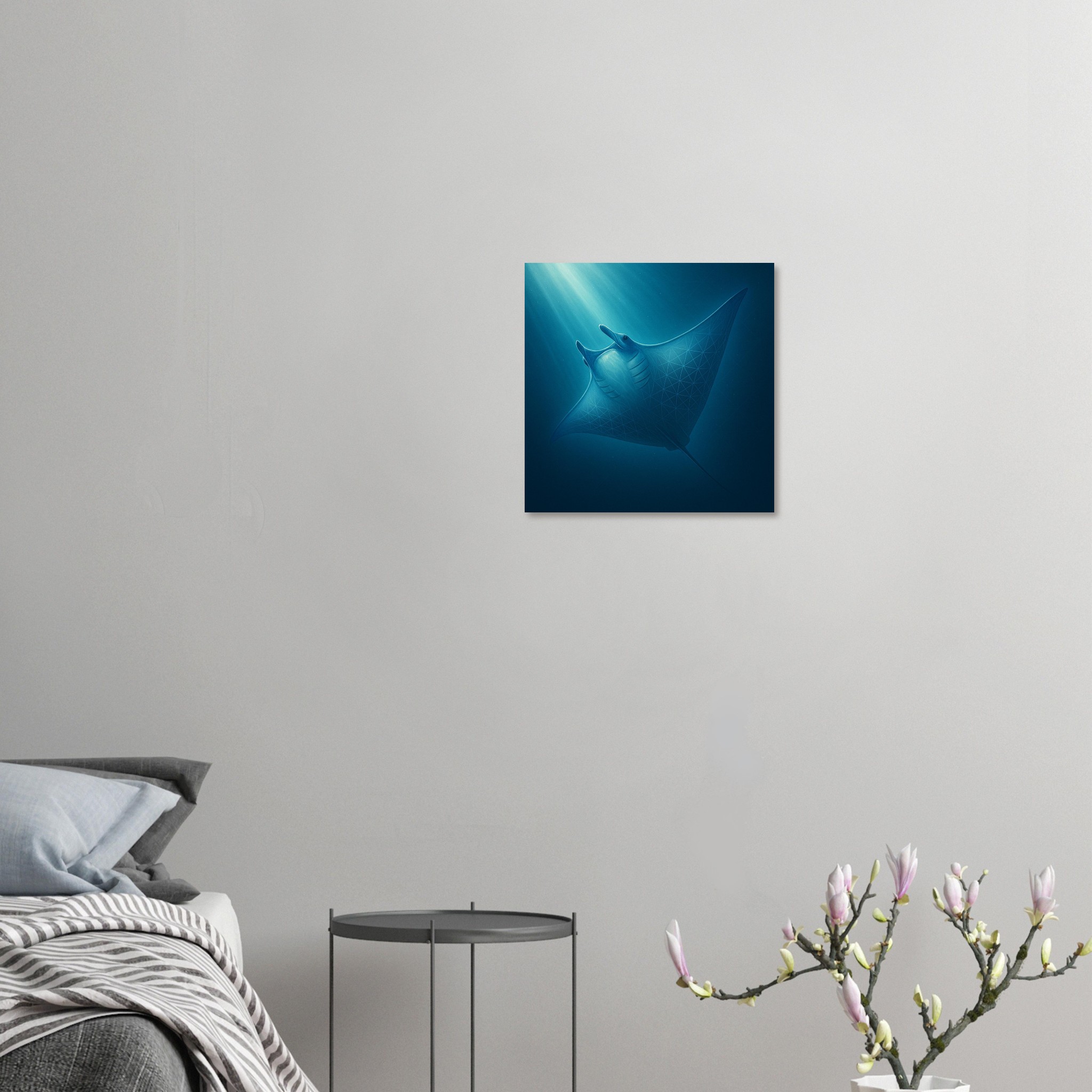 classic semi glossy paper poster manta ray c87c6b77-4970-47c7-b09c-afef4fd24fa4