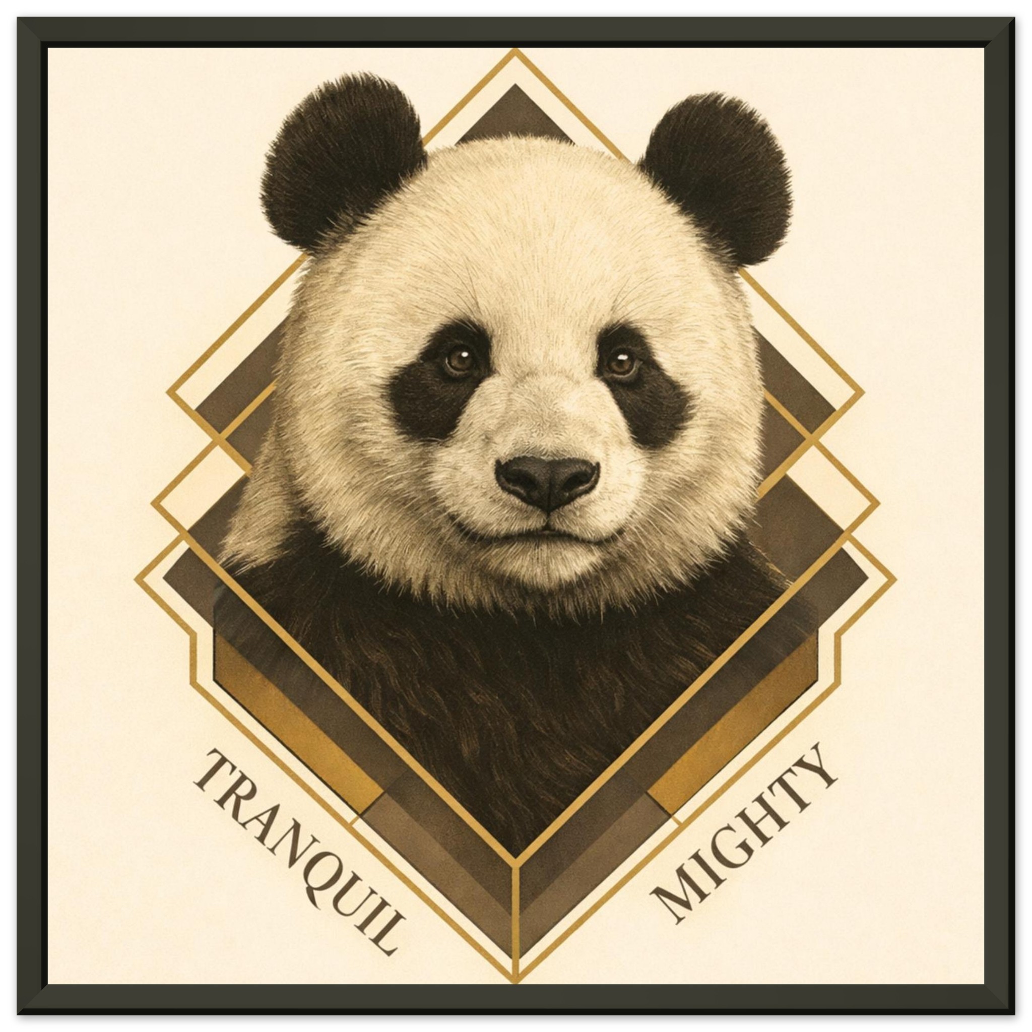 classic semi glossy paper metal framed poster panda wall art c961cab0-b1f6-491d-aff2-b7b43ea1e6dd