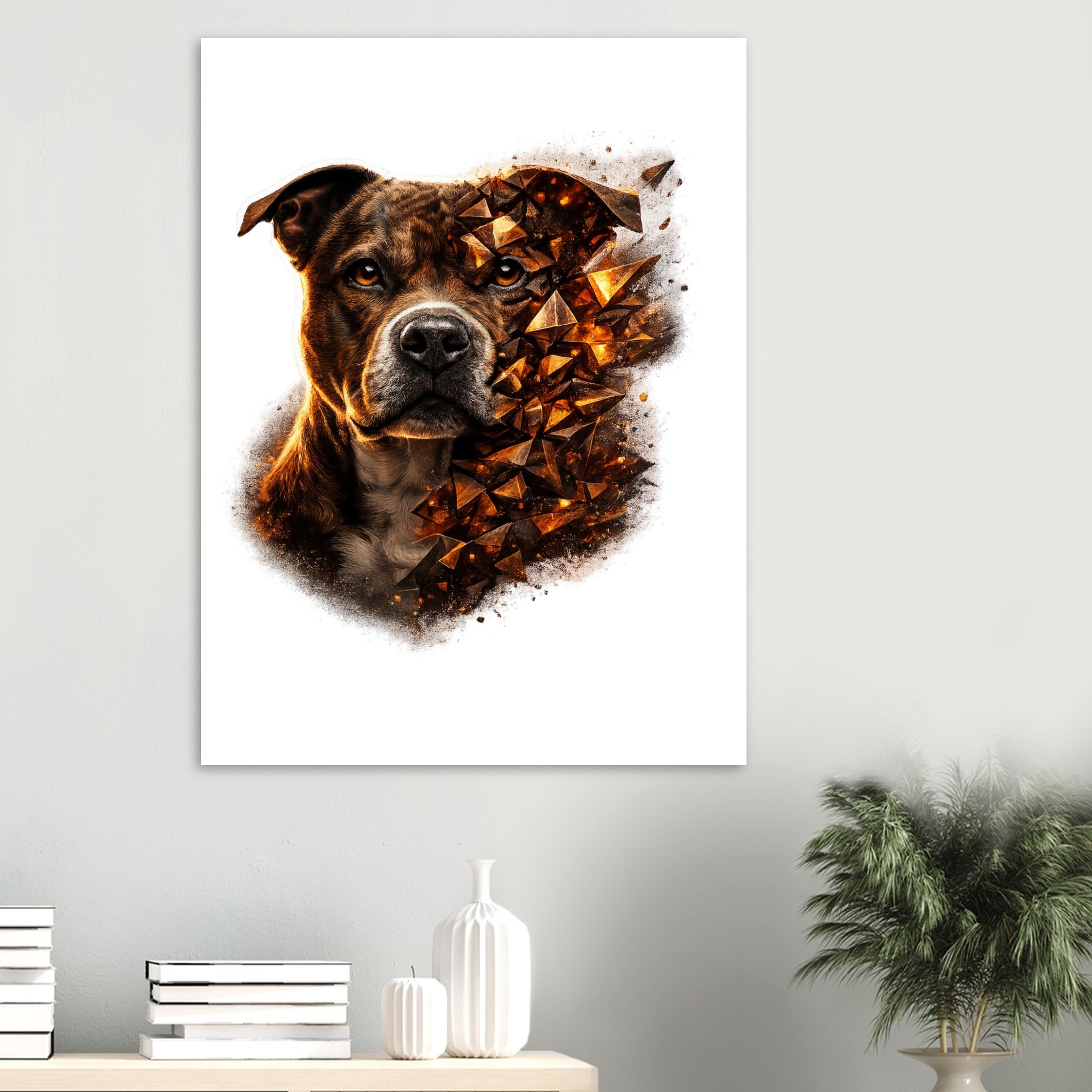 classic semi glossy paper poster staffordshire bull terrier ca6b0a49-41af-48a1-b585-353b2bfdaee8