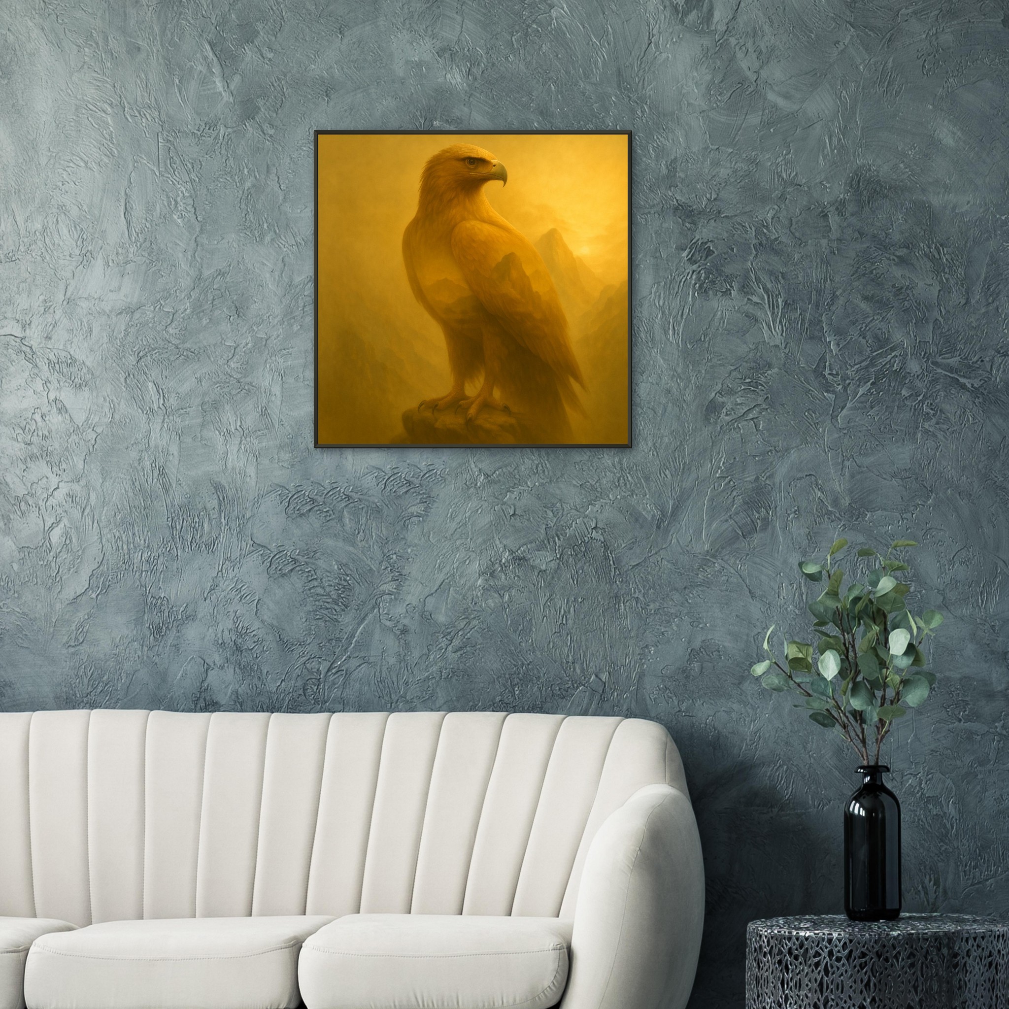 classic semi glossy paper metal framed poster golden eagle cb222f03-1e8f-4eb0-bed3-af7124cccda0