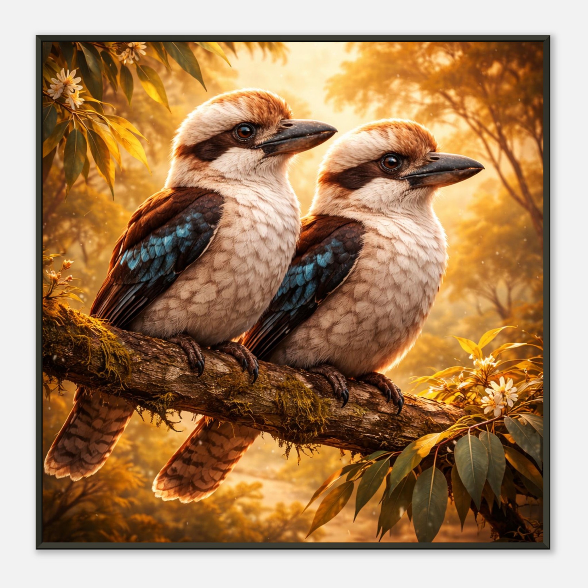 classic semi glossy paper metal framed poster kookaburras cb547195-7e1c-4fc9-a92b-962f3f6b20c7