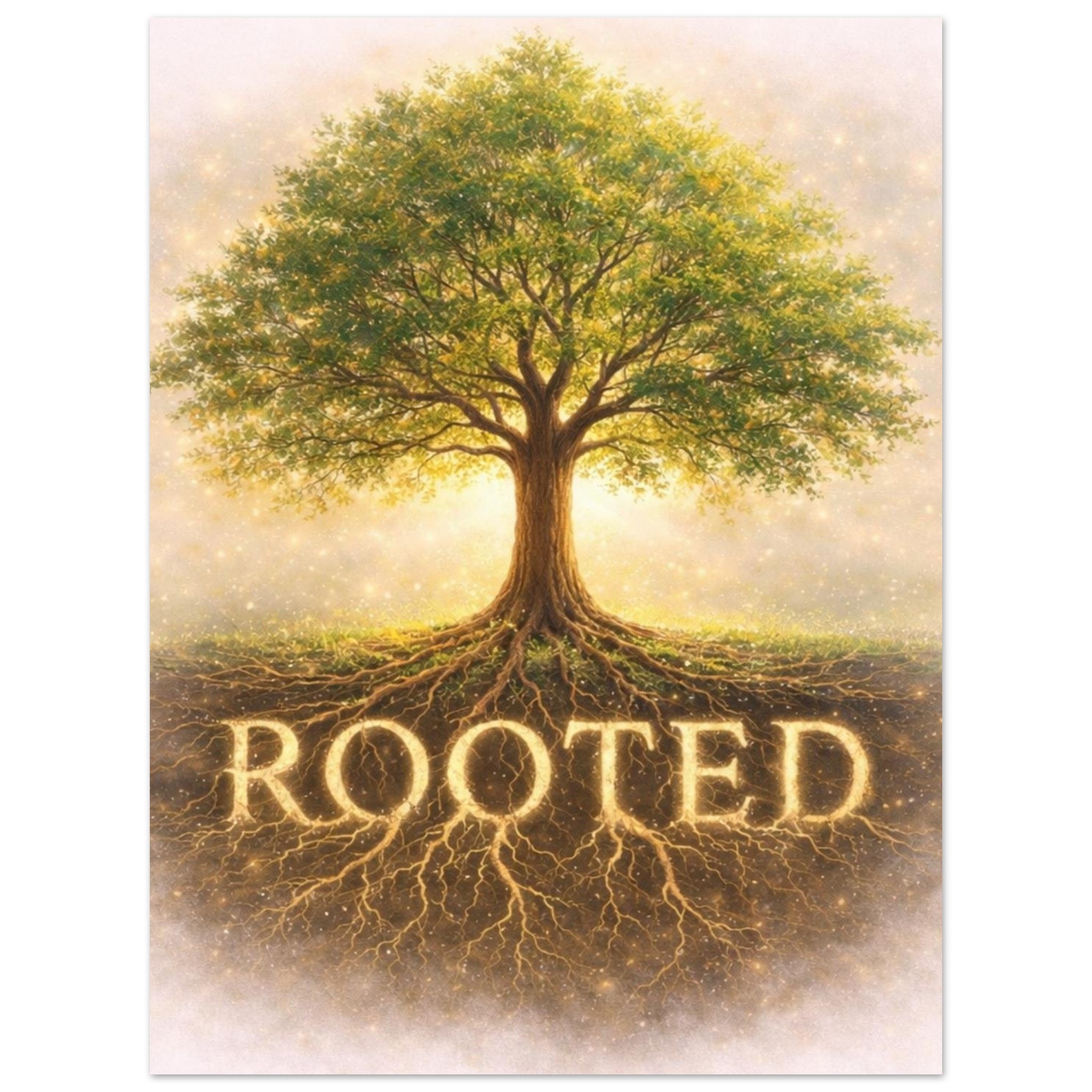 classic semi glossy paper poster rooted tree cc4ca3b4-0be7-4f22-9727-50dfed8d16ab