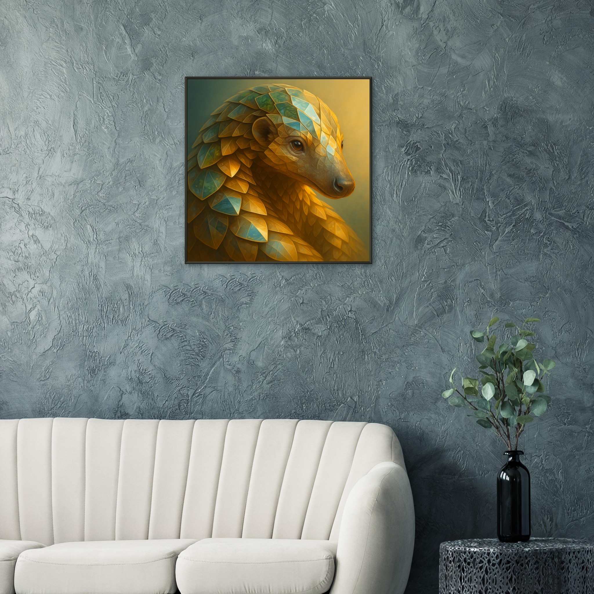 classic semi glossy paper metal framed poster pangolin cdf9a6cb-c569-438f-abad-a39860494518