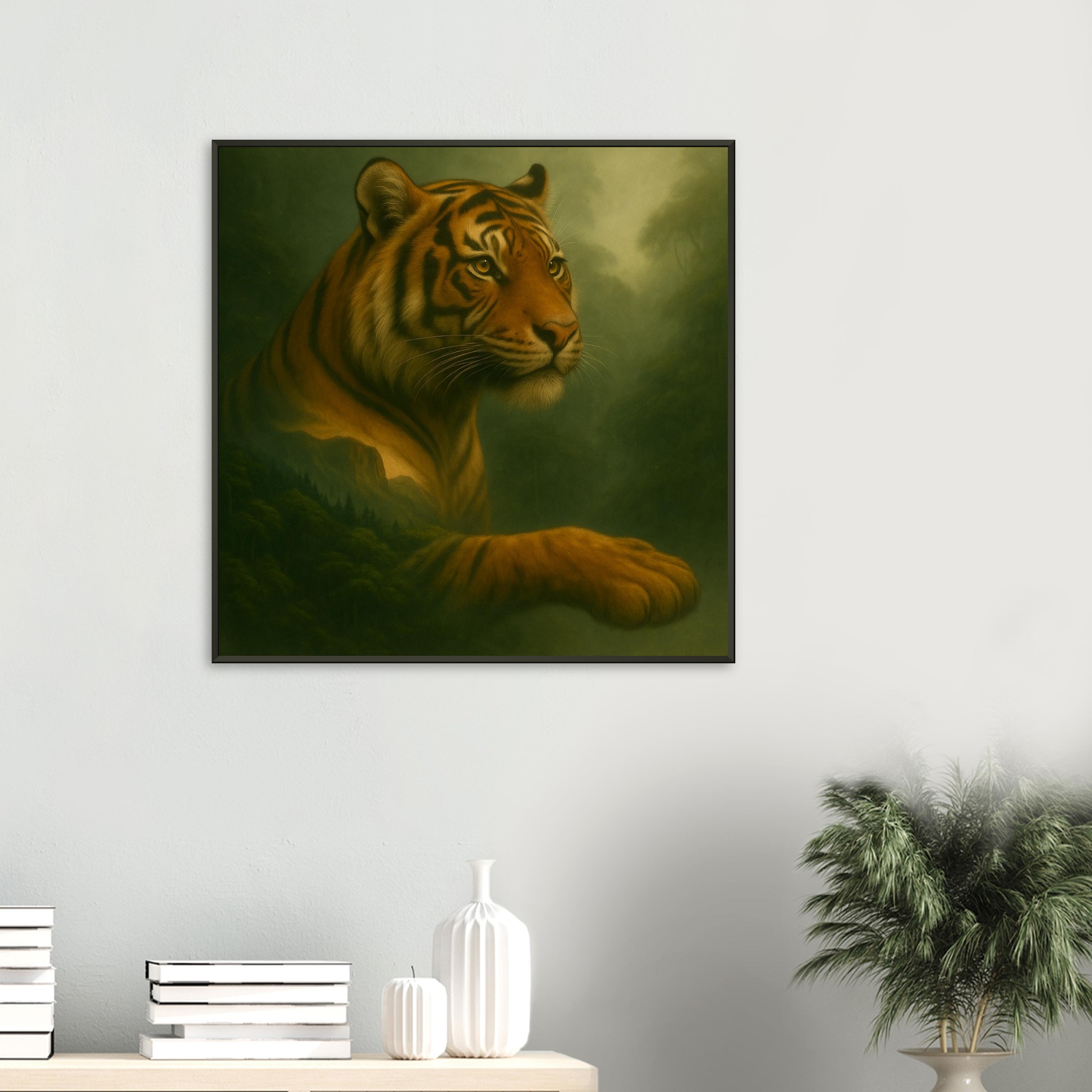 classic semi glossy paper metal framed poster tiger cfd34bf7-d151-4f17-9f4d-819aa5f8415e