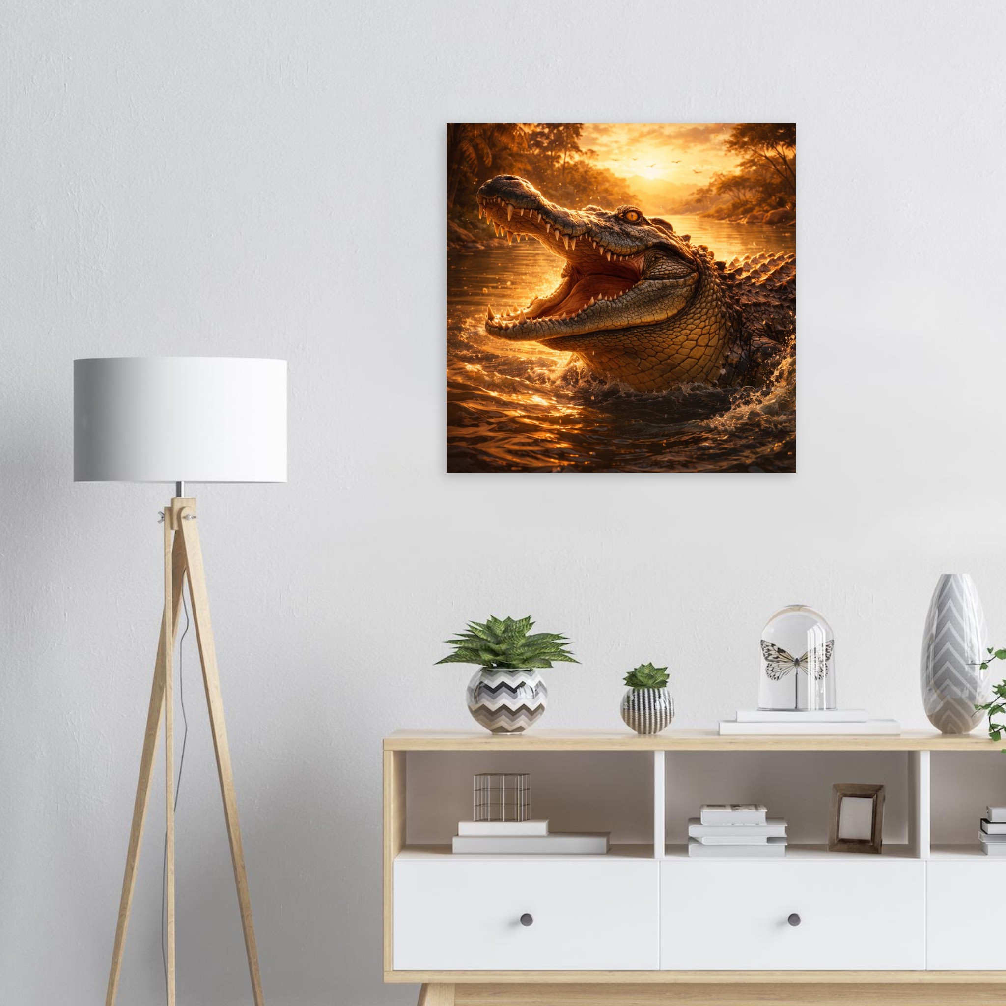 classic semi glossy paper poster crocodile cff23ea4-c745-415f-86d8-89deafe37990