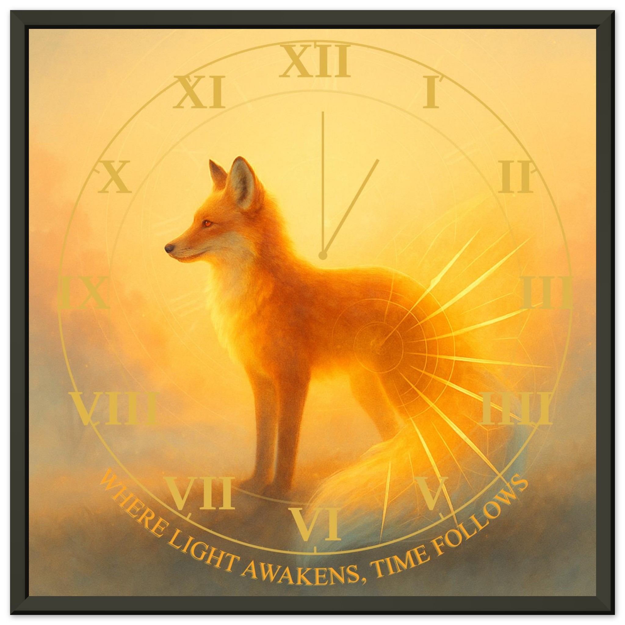 classic semi glossy paper metal framed poster, timekeeper d001d6a7-df2e-4d10-9494-4fcf7ef840d5