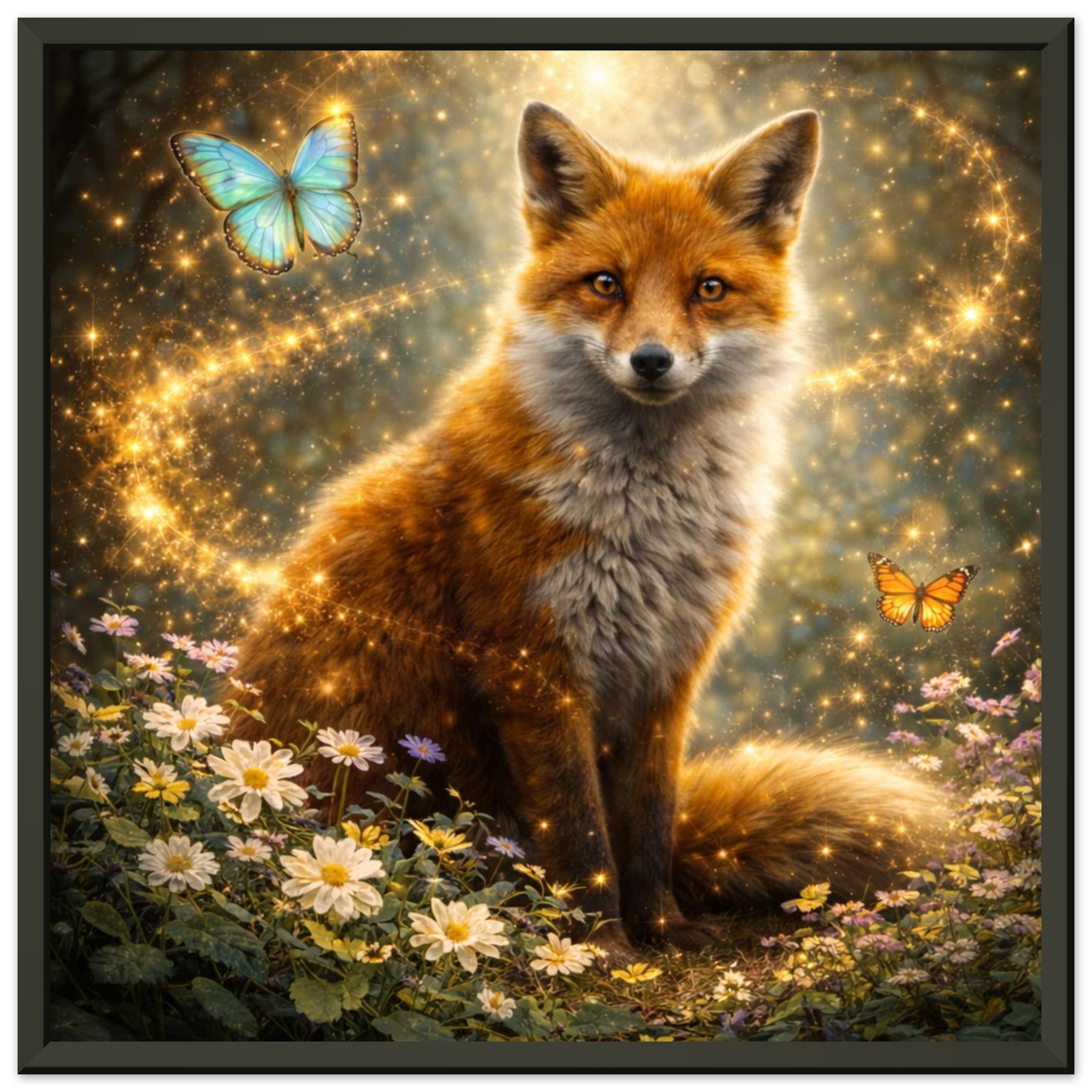 classic semi glossy paper metal framed postered fox d08861c1-21ee-43c3-b095-17406c63bd59