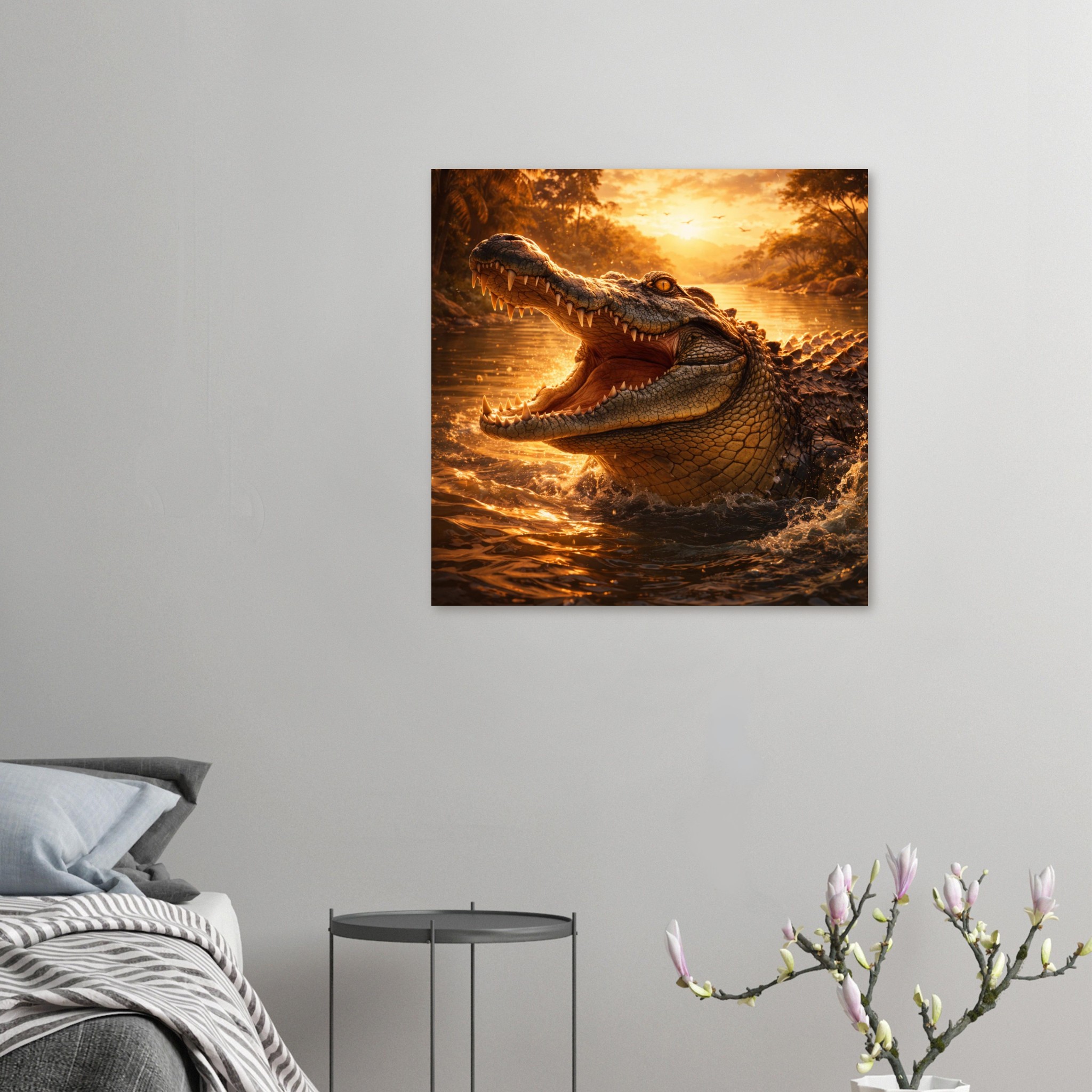 classic semi glossy paper poster crocodile d1b44e35-4a3f-4888-b219-02b38ce16251
