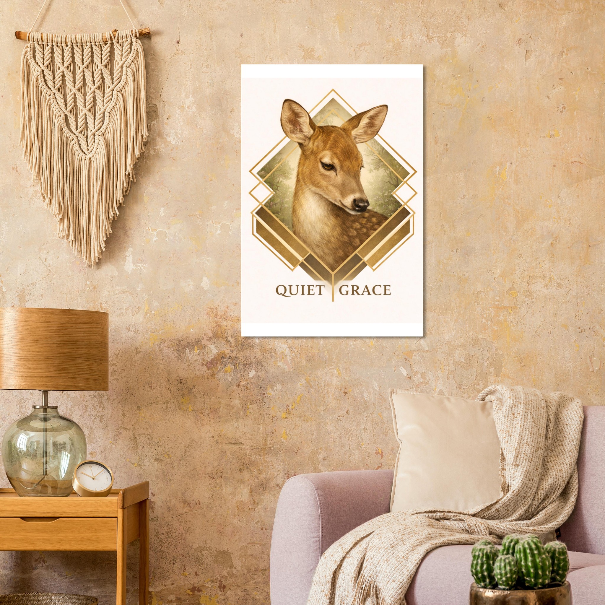 classic semi glossy paper poster, deer d3068612-4a39-4801-9b8a-baa0e1ebeef9