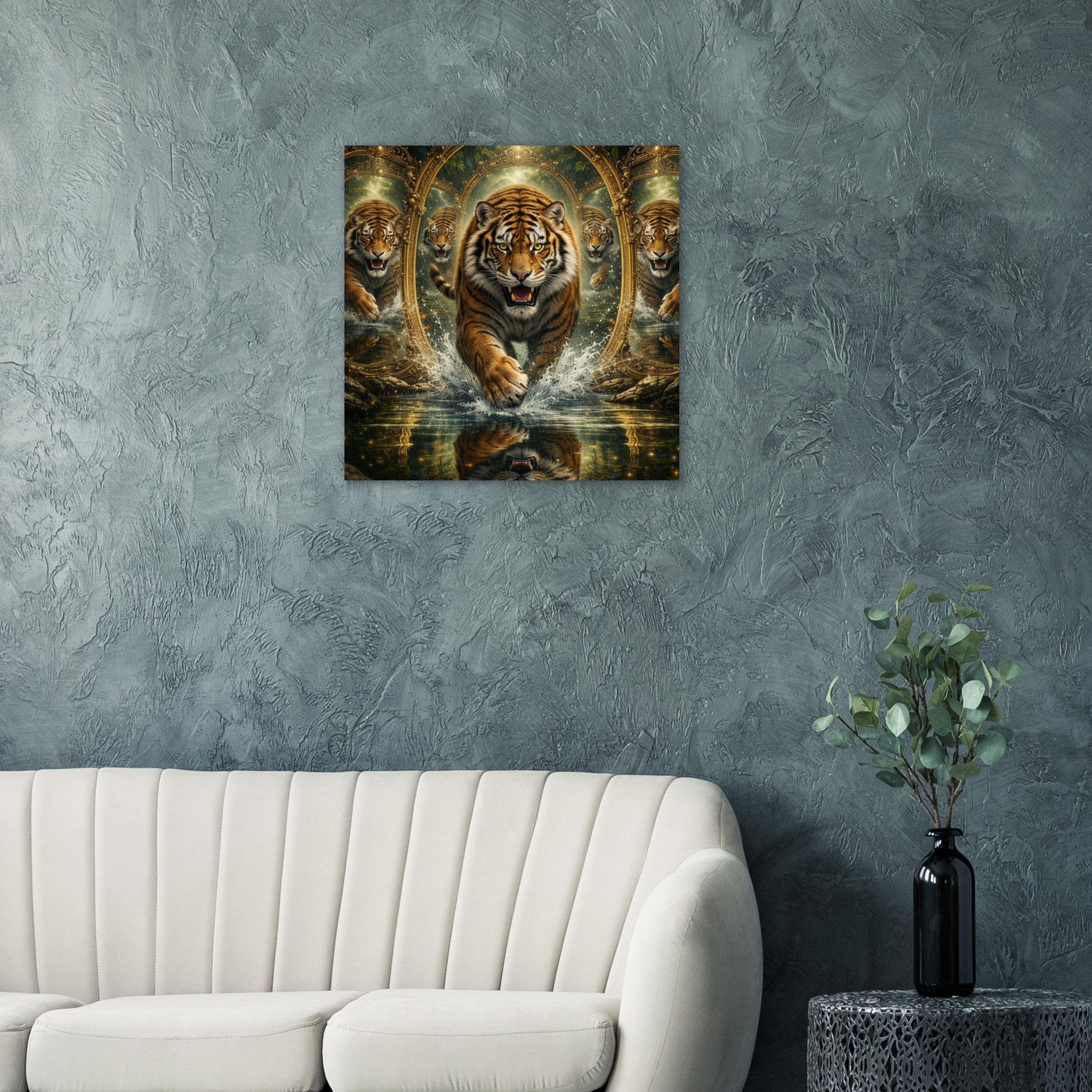classic semi glossy paper poster tiger reflections d3c58742-3451-461e-b660-a16d31be0c09