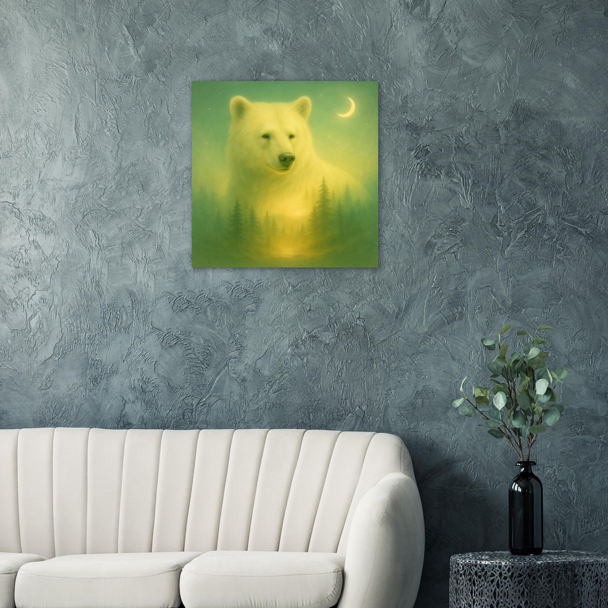 classic semi glossy paper poster polar bear art d40e6c18-c2d9-480d-8132-9db1f7e0641a