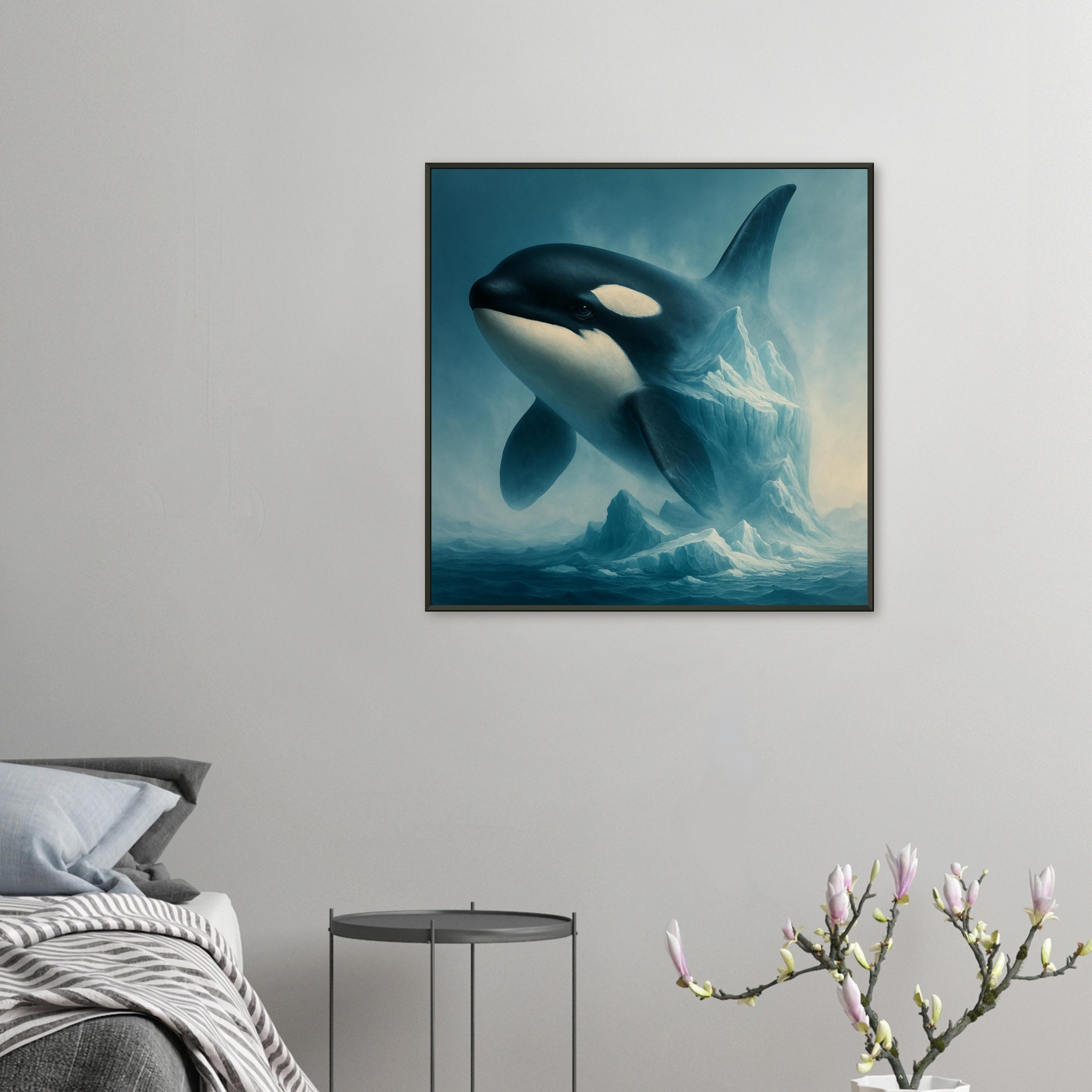 classic semi glossy paper metal framed poster orca d40ee791-8342-4f19-92be-dc97a0bb7a5a