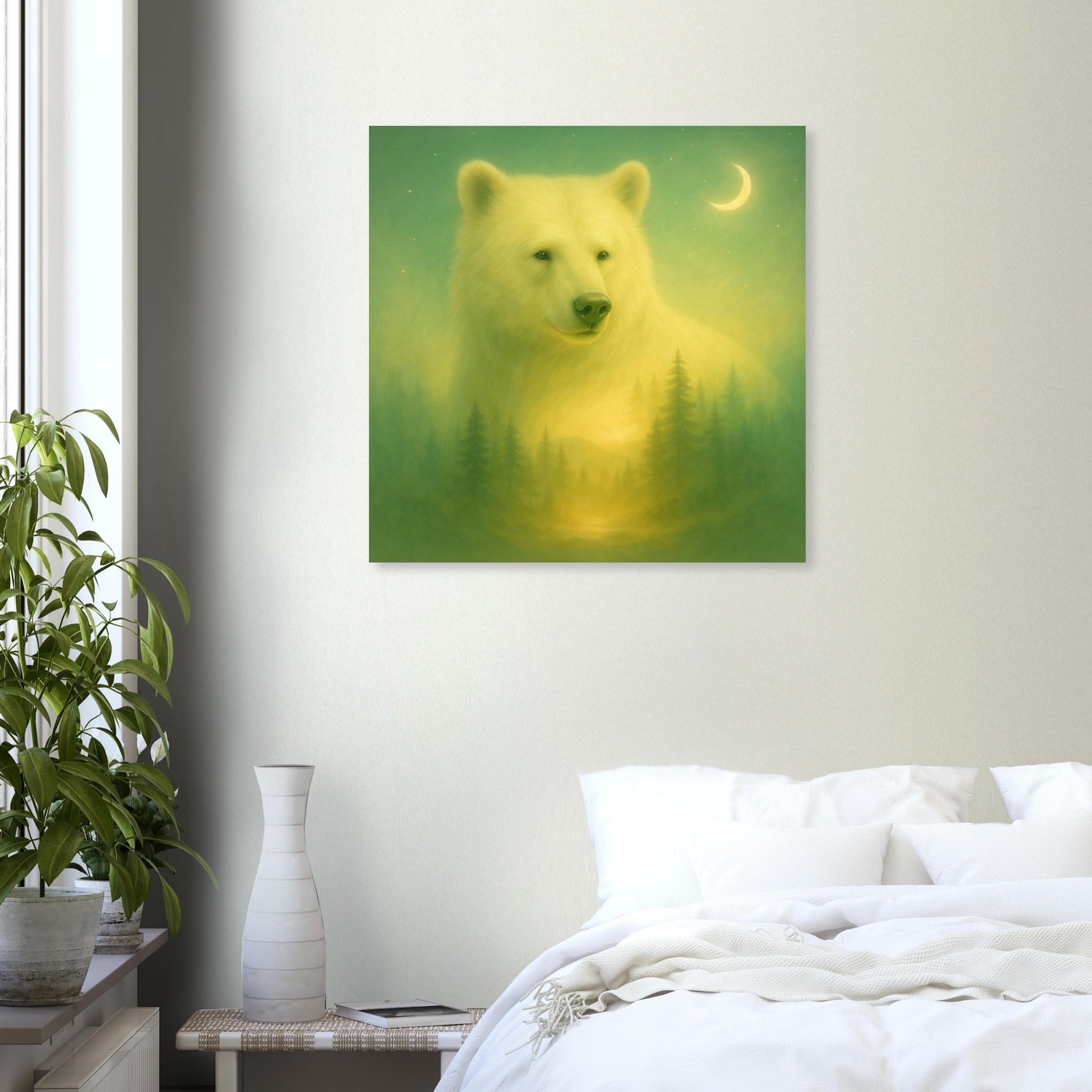 classic semi glossy paper poster polar bear art d5327794-7f74-49fc-87cf-14869c60863d