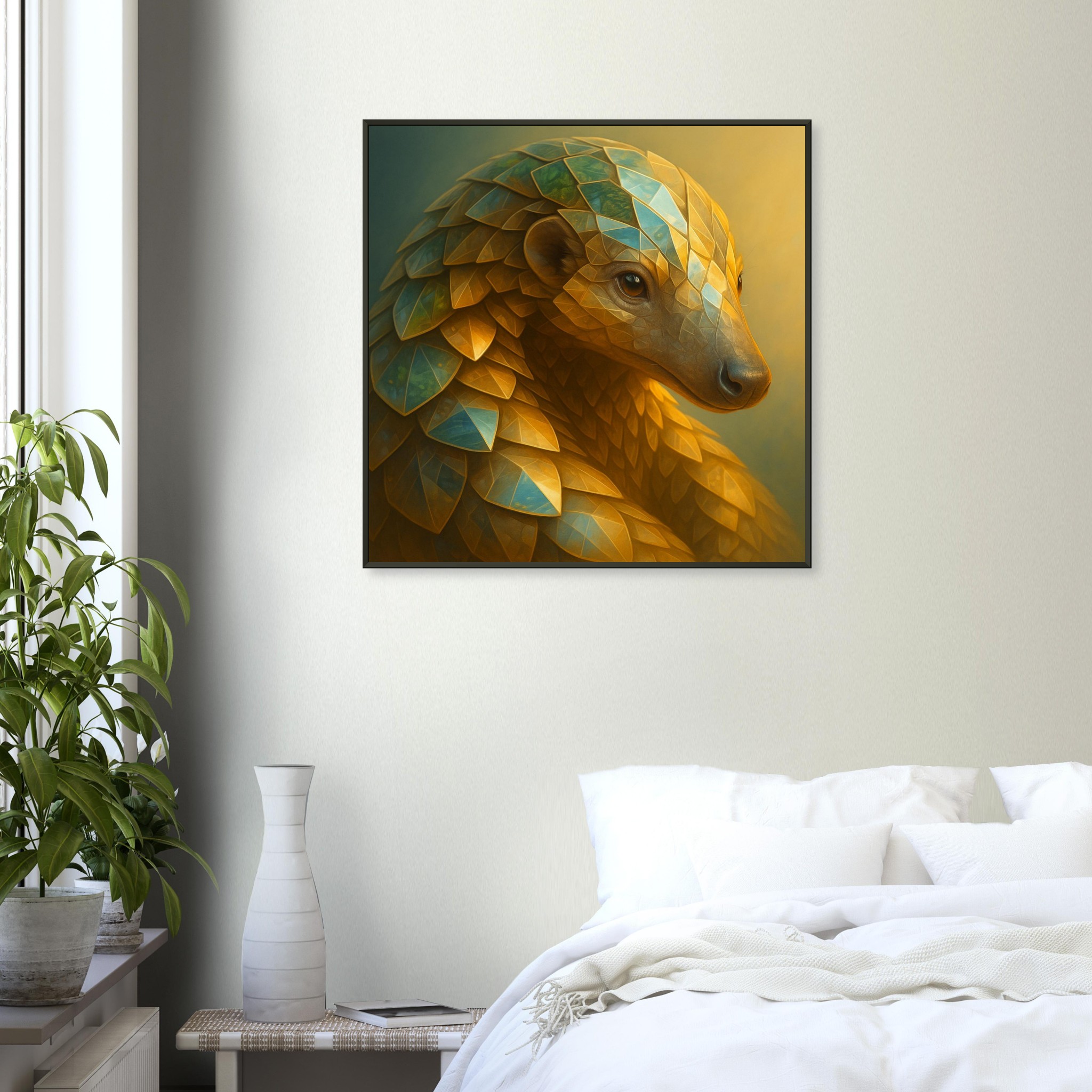classic semi glossy paper metal framed poster pangolin d5fad716-03e5-4a1f-a860-19617957b2a7