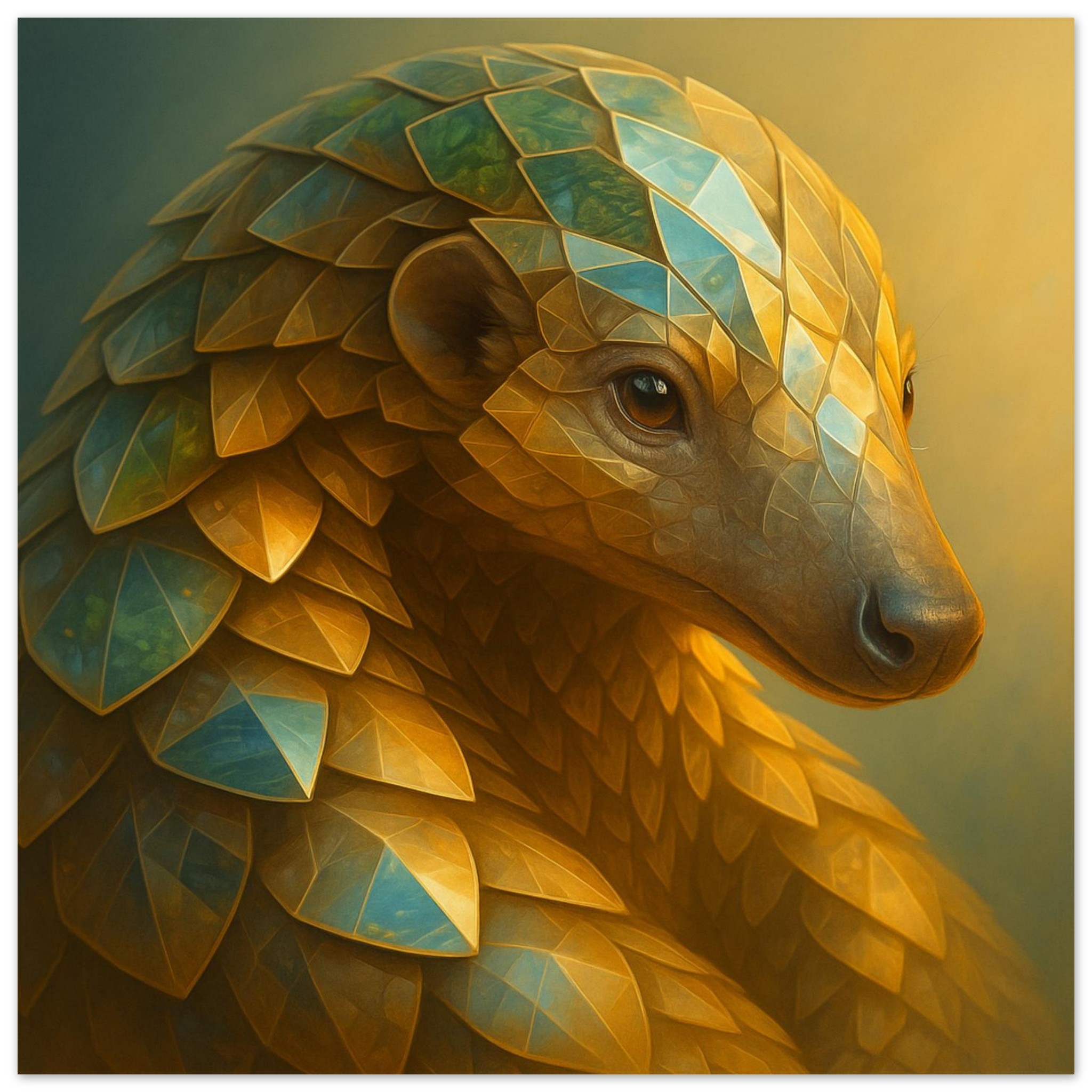 classic semi glossy paper poster pangolin d6e45fd7-666b-4ed0-a9c2-8b4ec64b9326