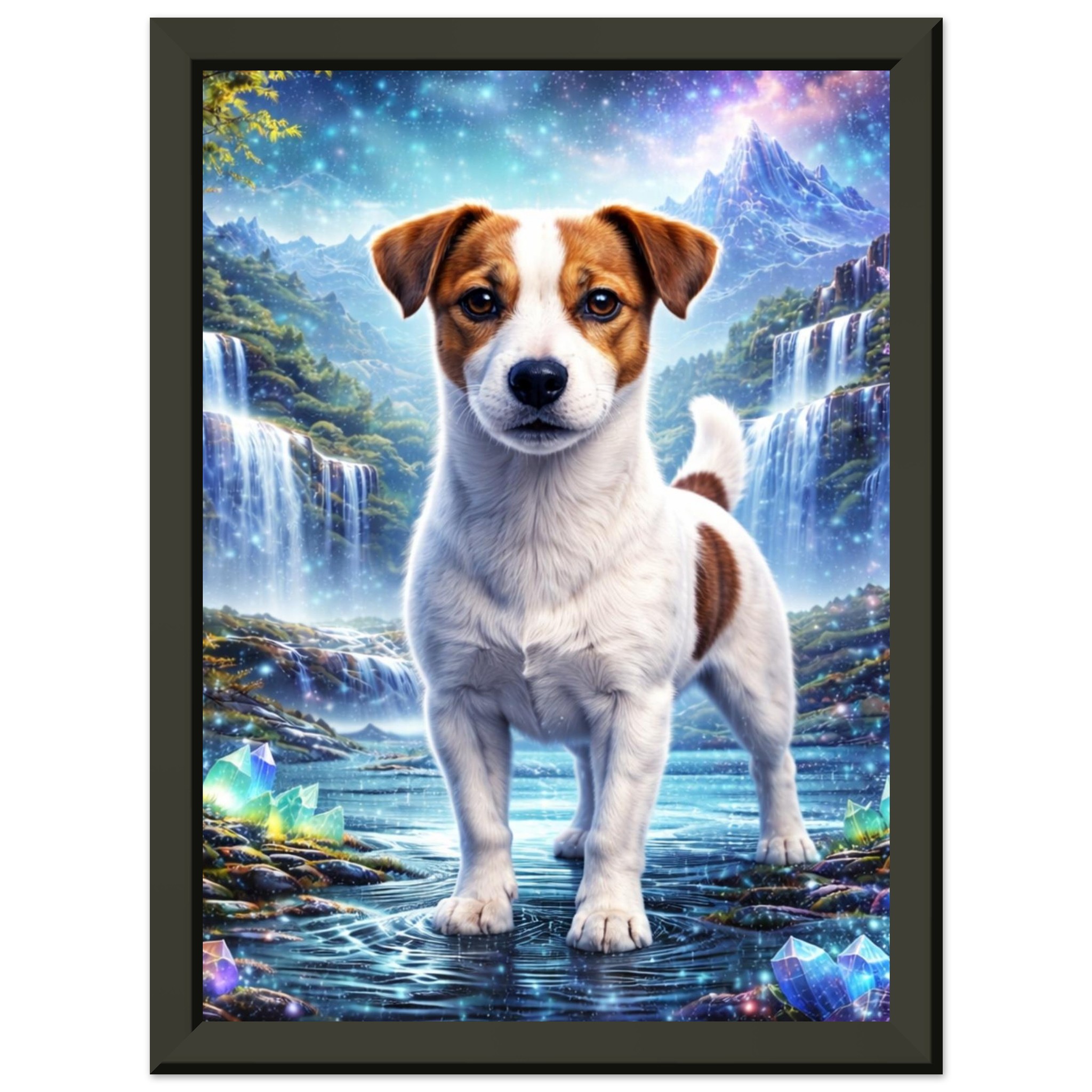 classic semi glossy paper metal framed poster jack russell d83b1c73-925f-43d3-abf4-5e4452dfbafd