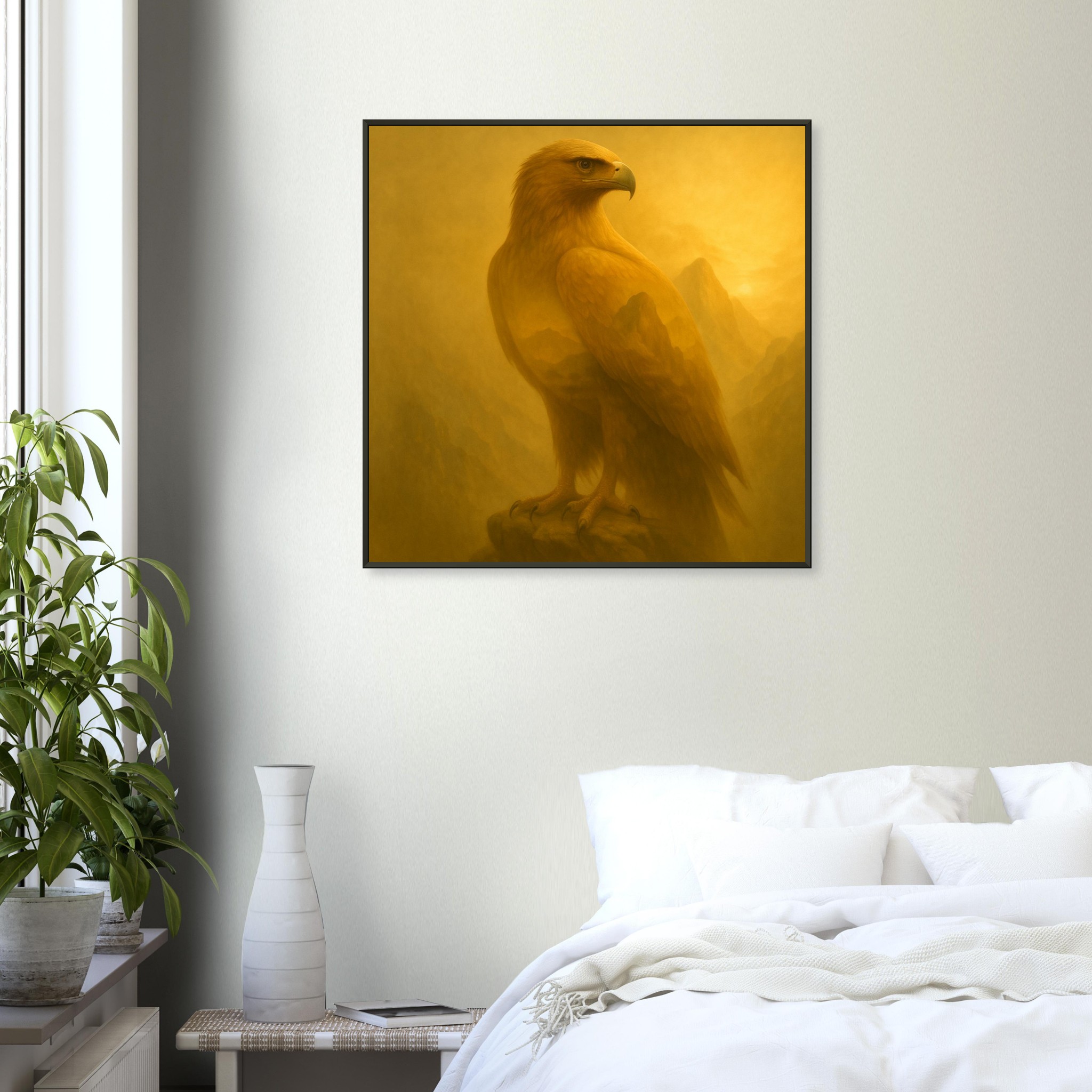 classic semi glossy paper metal framed poster golden eagle d93f7b78-eb0e-4f58-aa7a-33f6a348c238