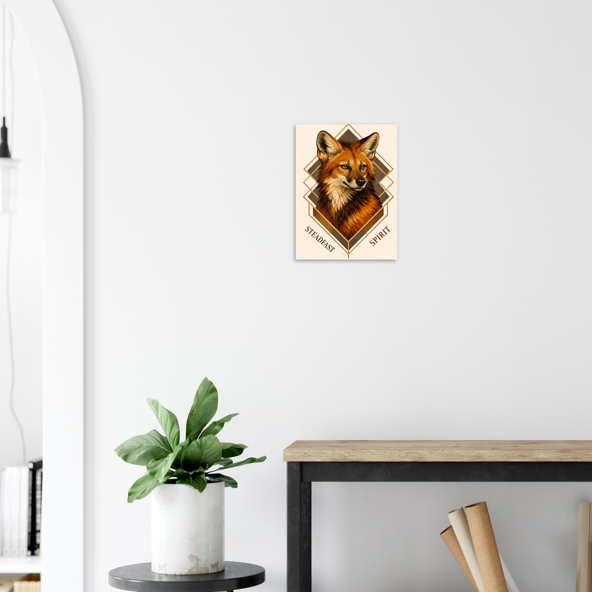 classic semi glossy paper poster maned wolf da0c08d5-9229-4a17-87fc-abe503119ec5