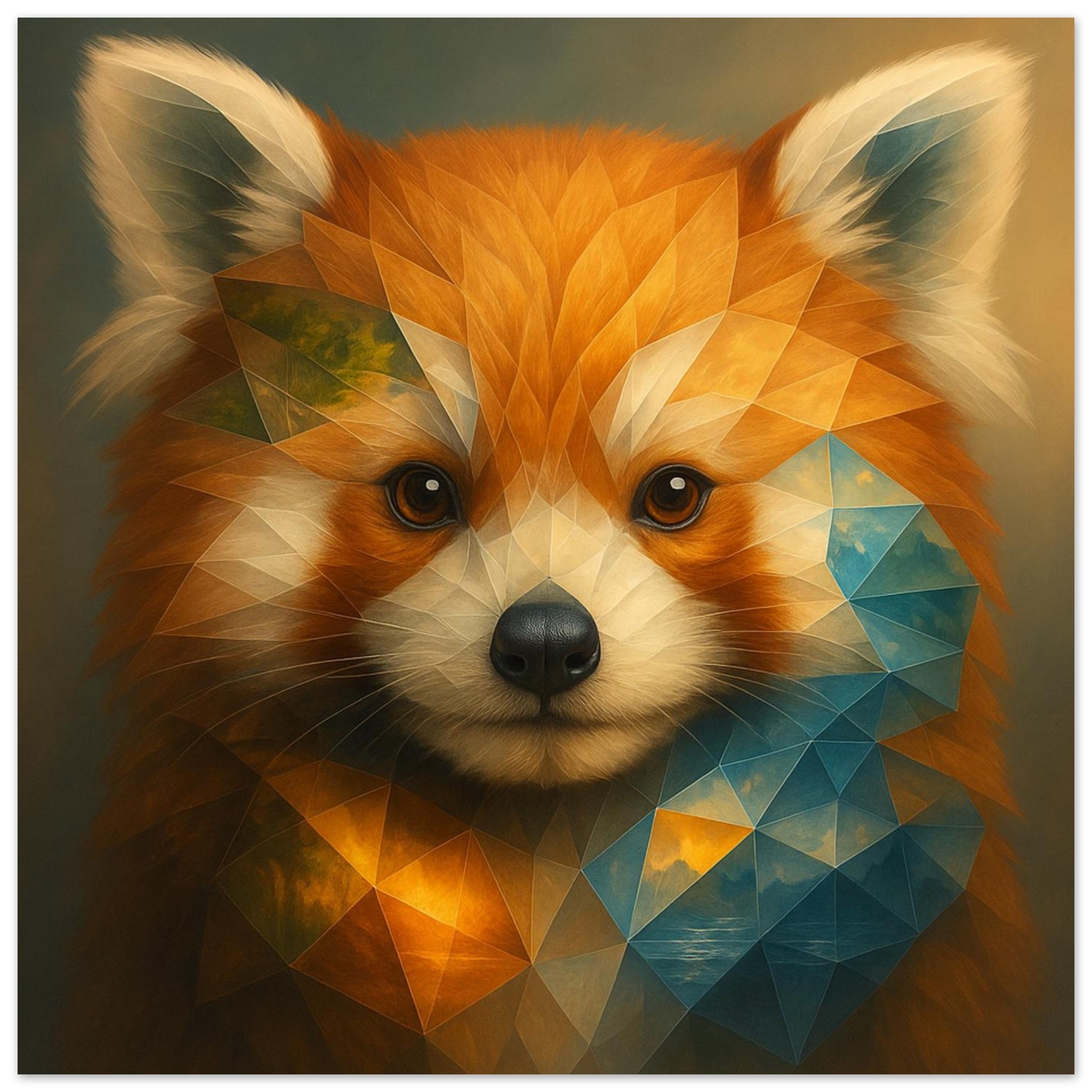 classic semi glossy paper poster red panda dafb225e-e7ea-405e-8573-2713ad1e1b77