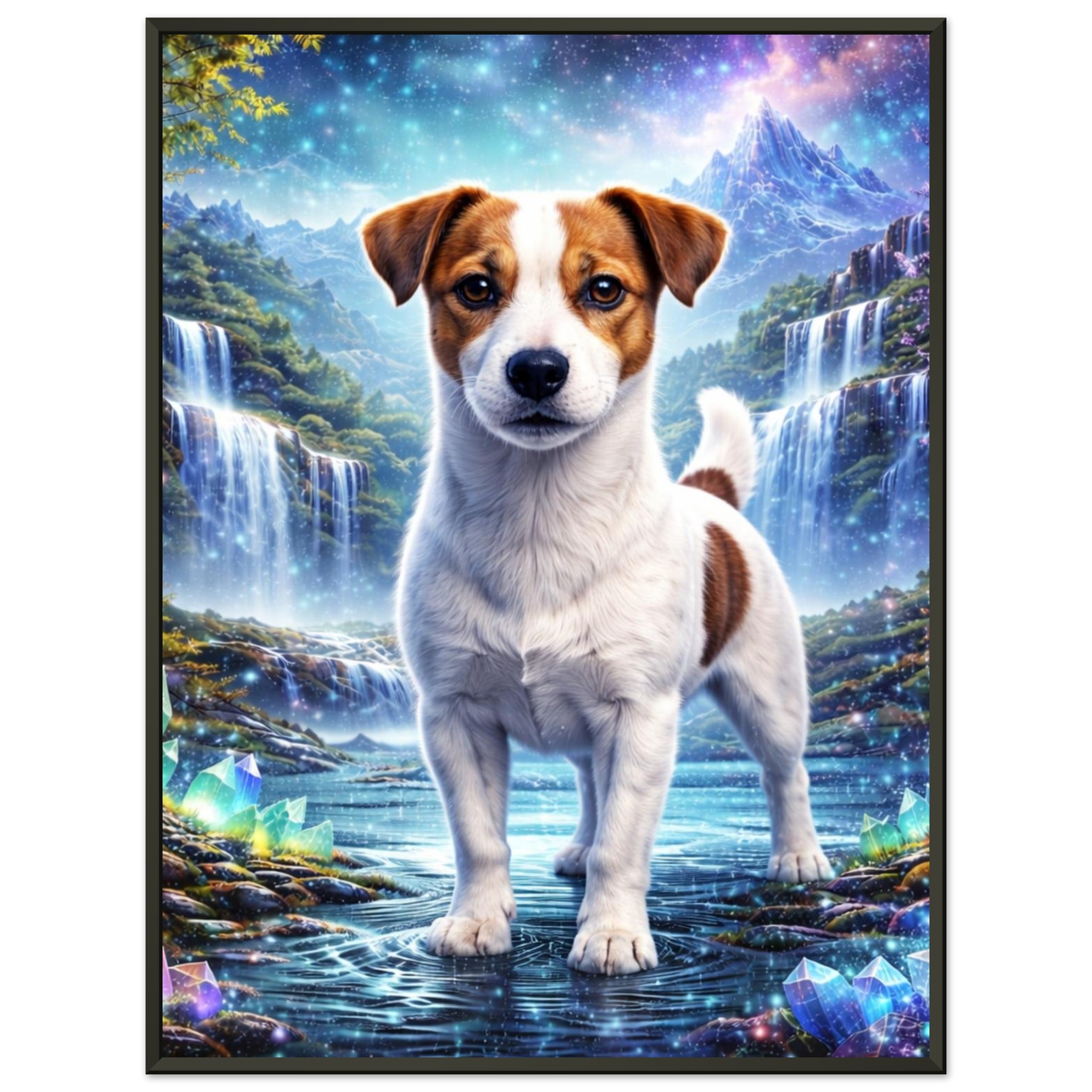 classic semi glossy paper metal framed poster jack russell db7dfbd8-797a-468d-830d-f3e4c8cd4e10