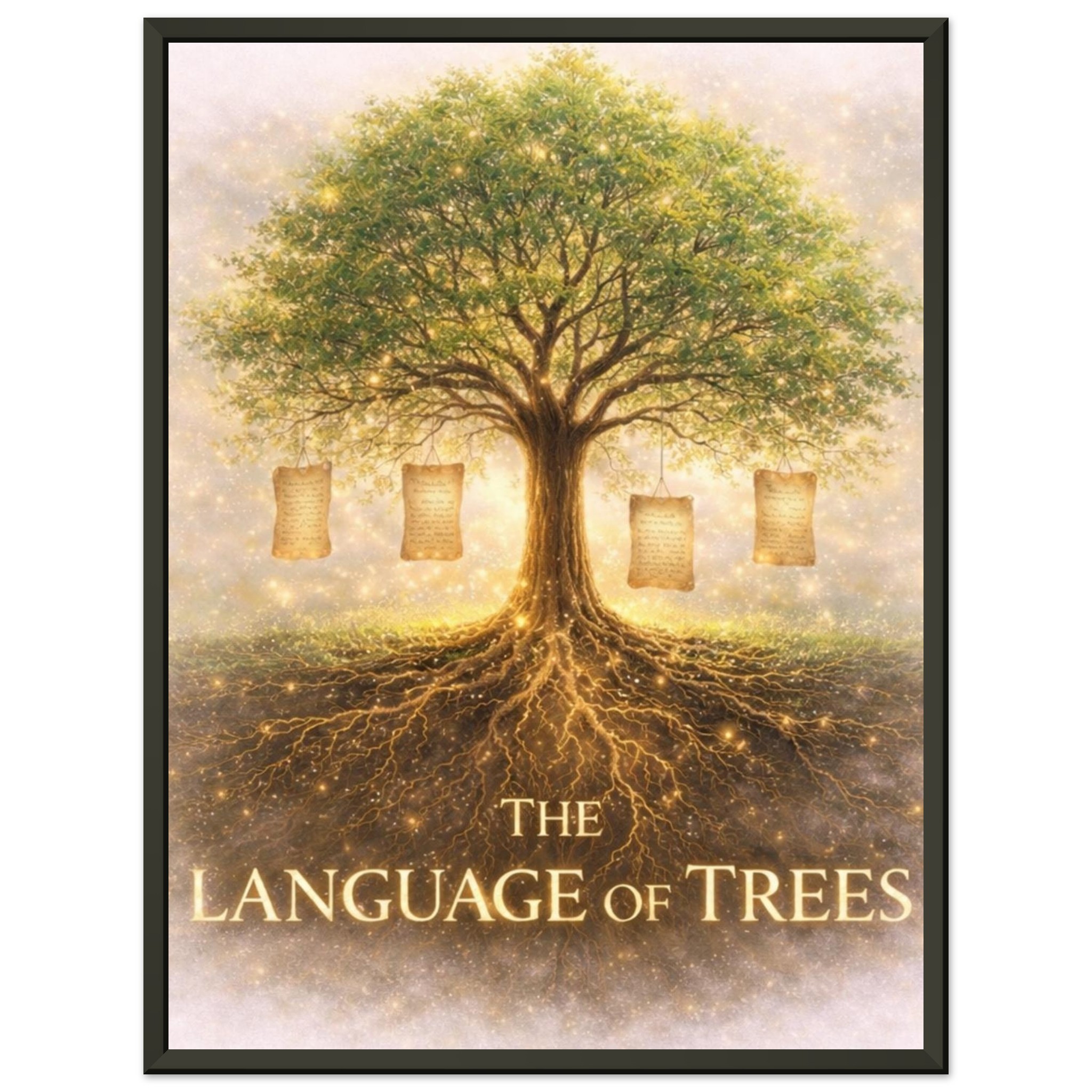 classic semi glossy paper metal framed poster the language of trees db9be51c-1f01-4968-8e29-714b17809ac6