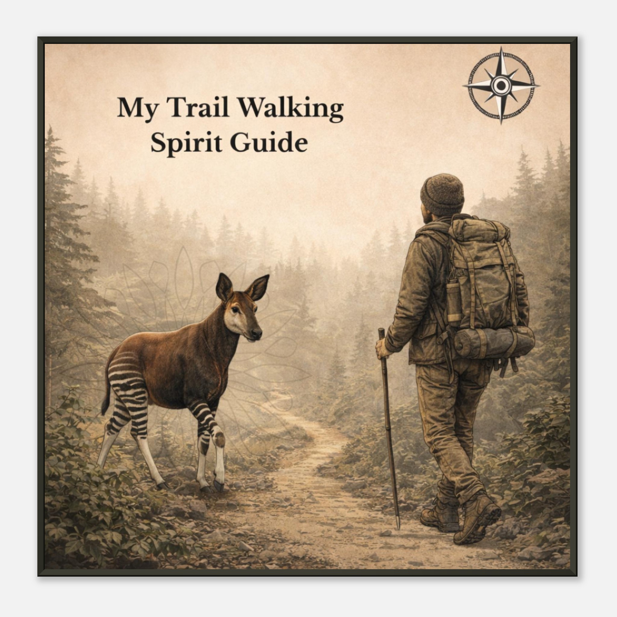 classic semi glossy paper metal framed poster trail walking guide dc50773a-0a3a-42bc-b294-a415585df78e